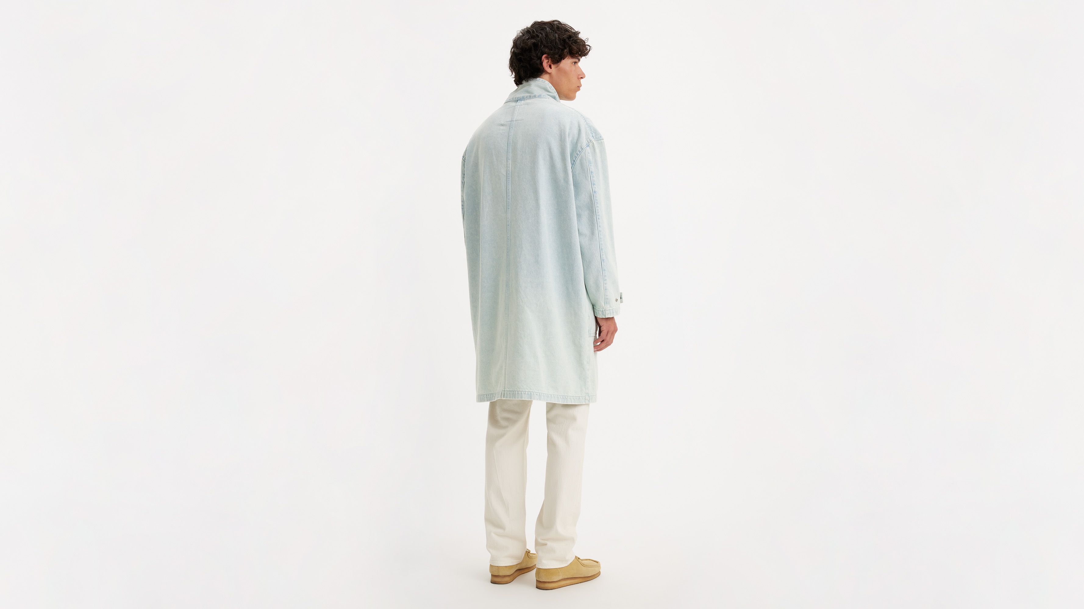 ジャケット・アウター Levi's denim long coat Levi's® Red Twisted Trench Coat - Medium Wash | Levi's® US