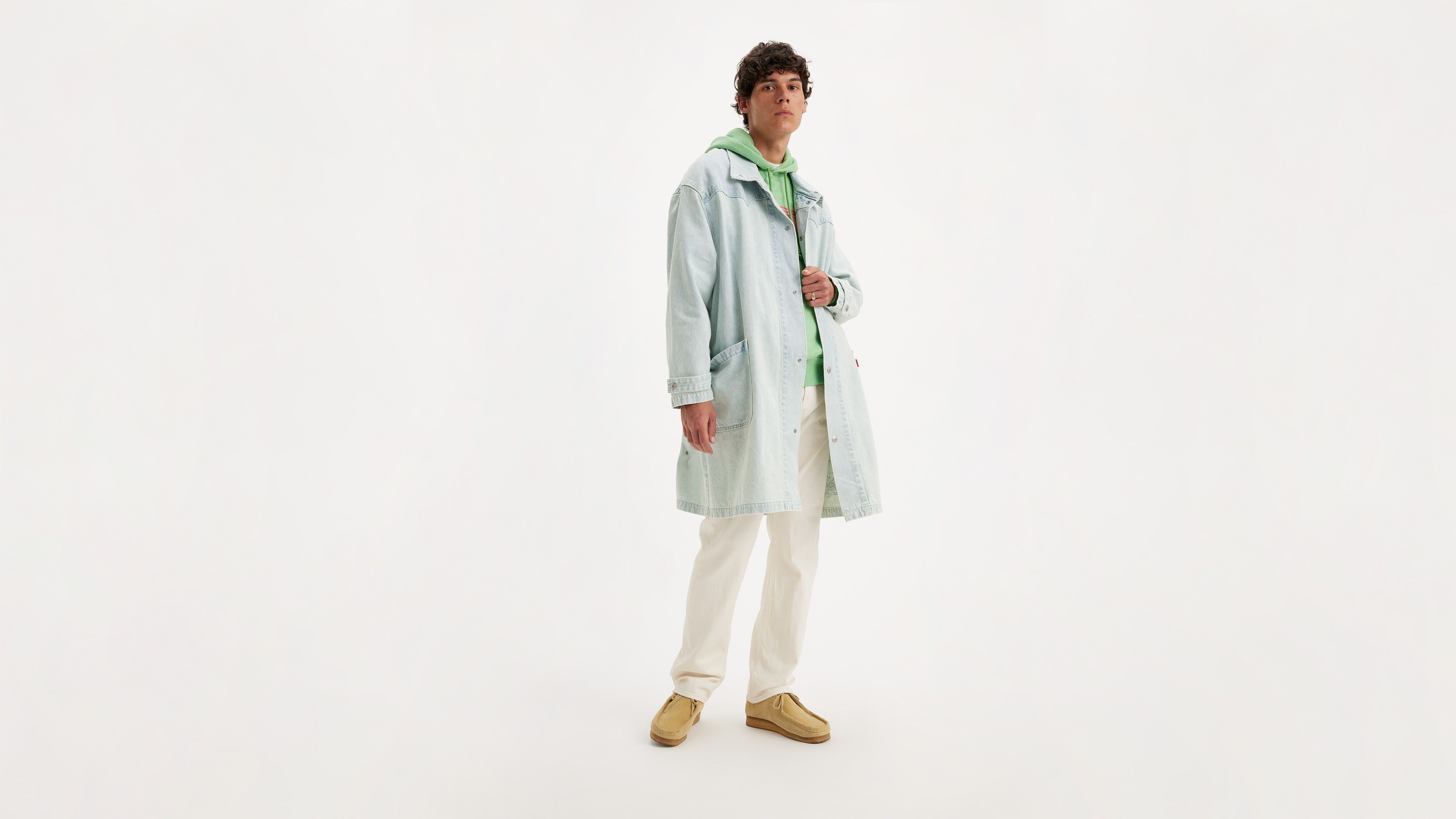 ジャケット・アウター Levi's denim long coat Spade Trench Coat - Dark Wash | Levi's® US