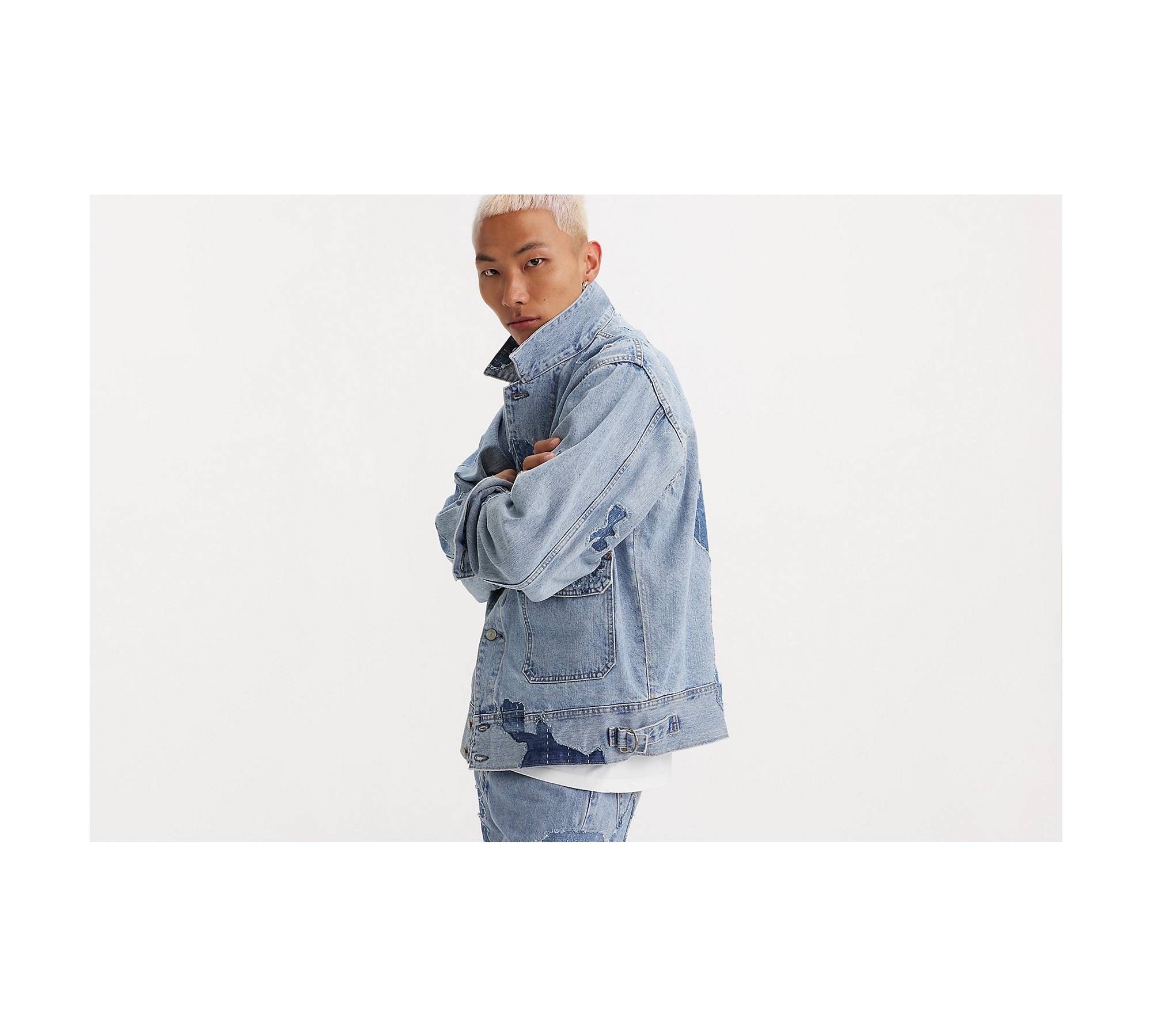 Levi's® Made In Japan Utility Trucker Jacket - Blue | Levi's® GB