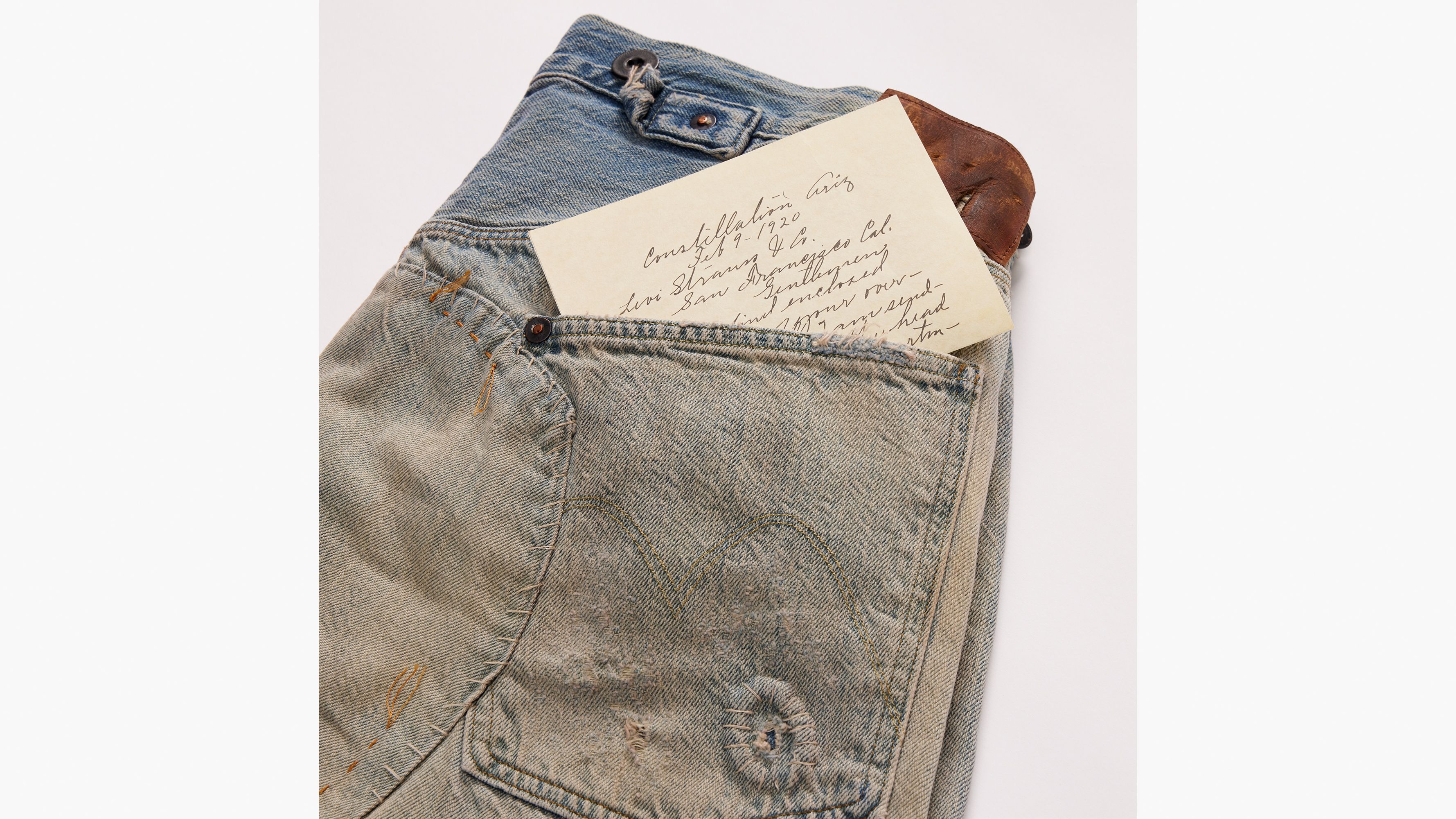 Levi's® Men's 1917 Homer Campbell 501® Jeans - Medium Wash 