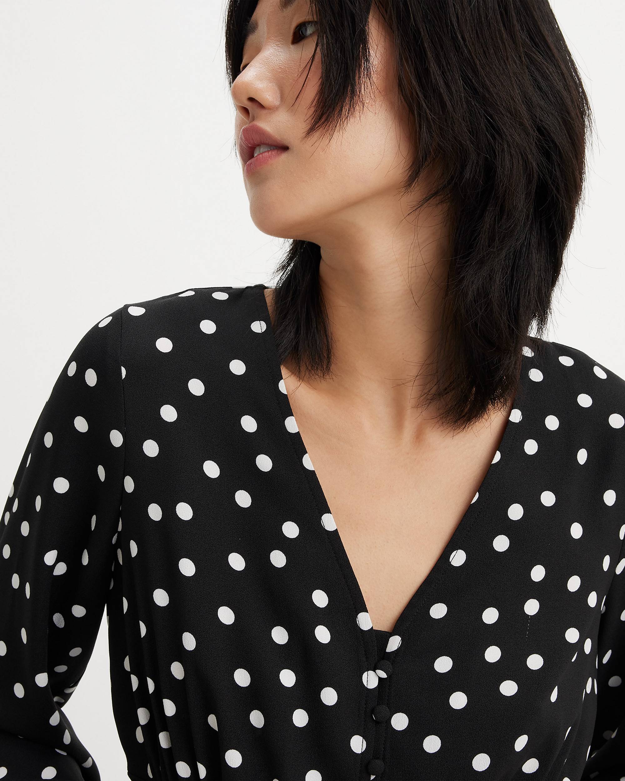 Tamara Long Sleeve Blouse - Black | Levi's® US Tamara Long Sleeve Blouse - Black | Levi's® US