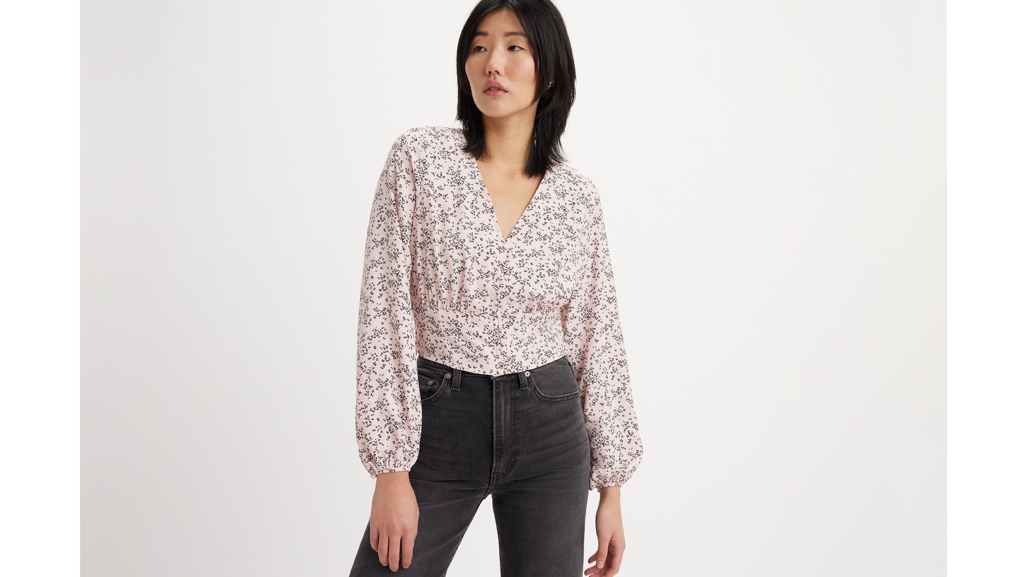 Tamara Long Sleeve Blouse - Pink | Levi's® US