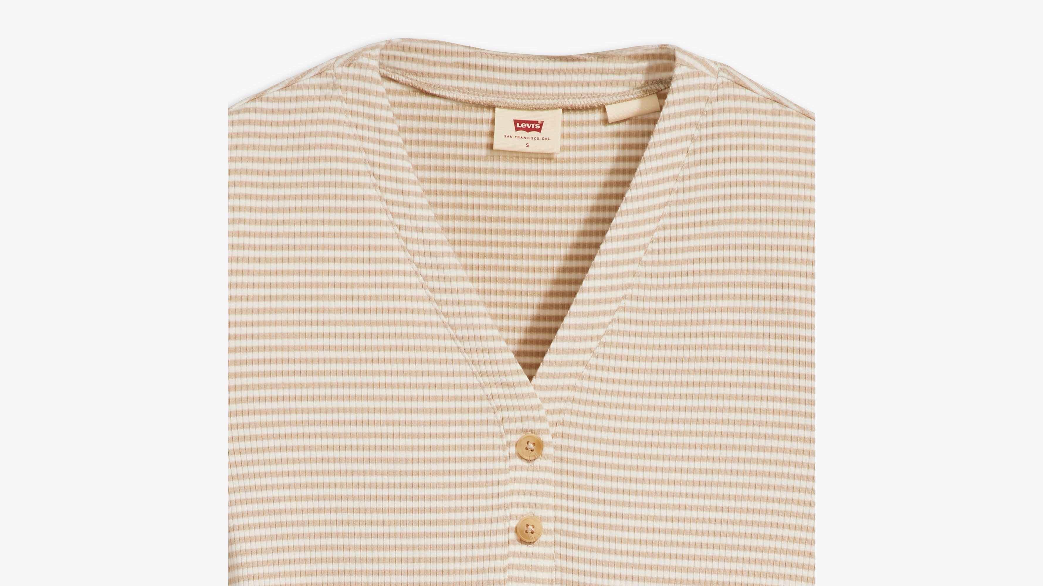 Striped Dreamy Henley Shirt - Tan | Levi's® US