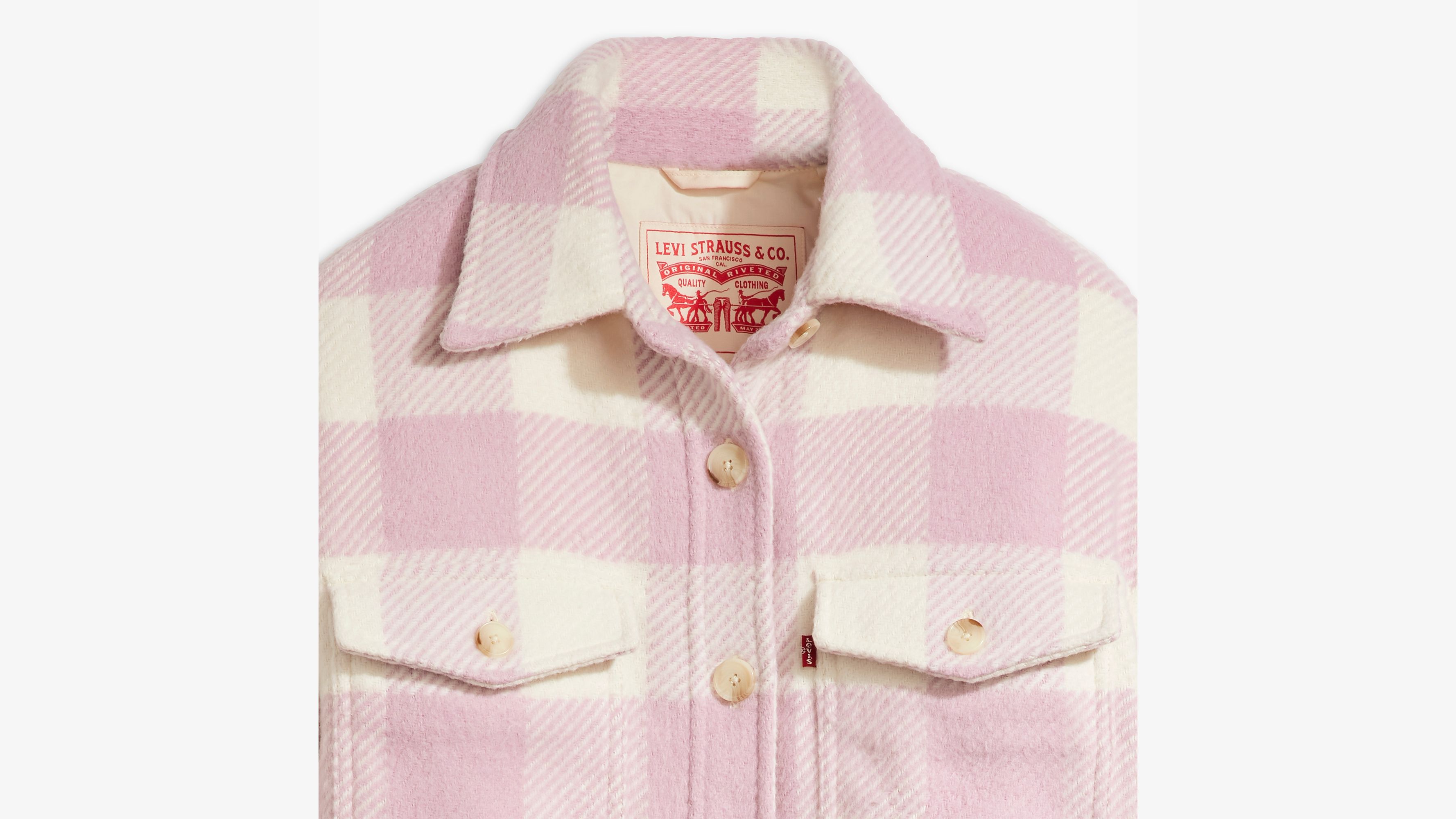 ★le mont★ WGenuine Lmsm Work JacketAsh Pink Le Mont Saint Michel - Genuine Work Jacket - Dusty Pink