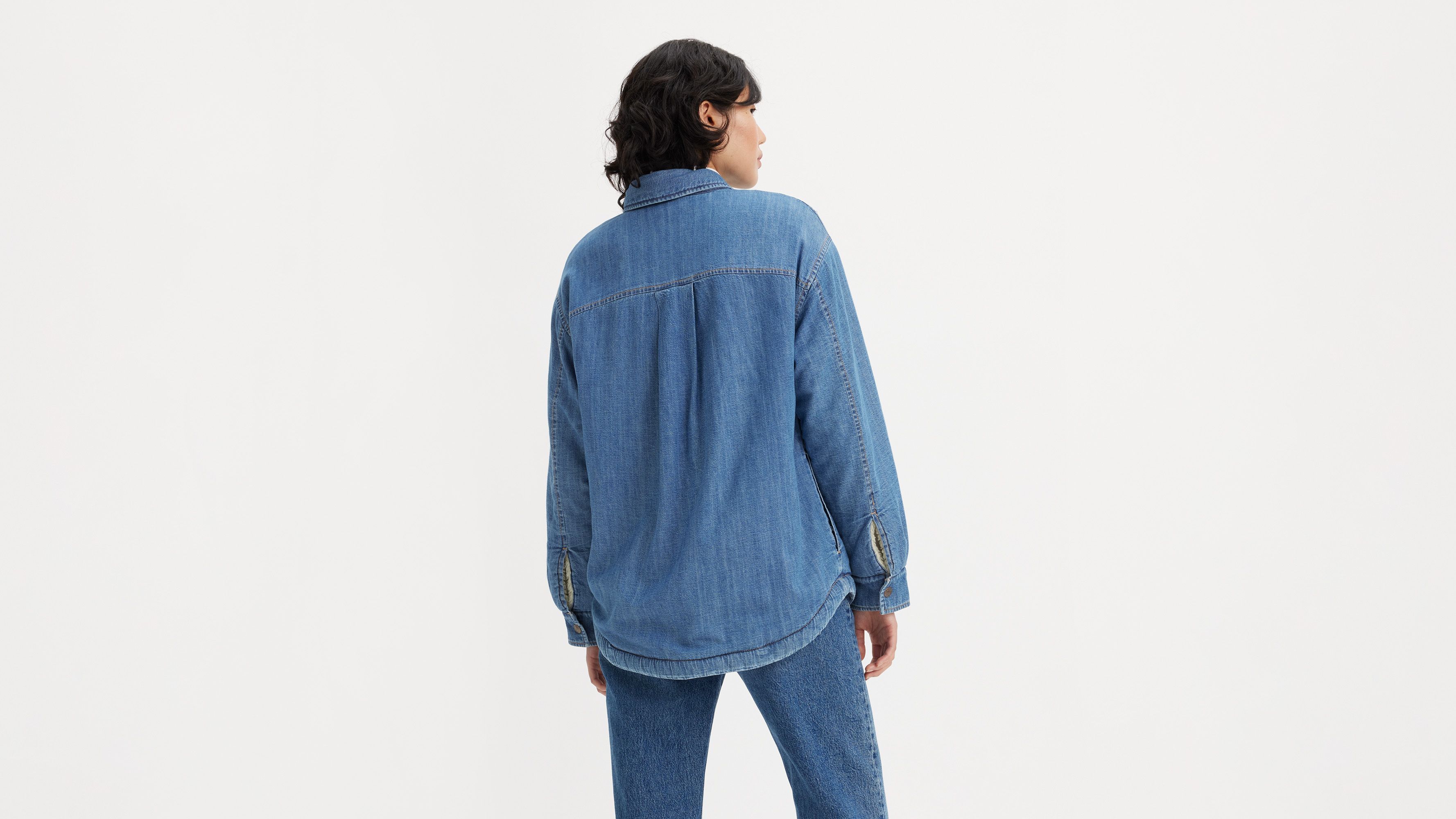Amazon | [ノラリリー] ジャケット Tailor Shirt Jacket
