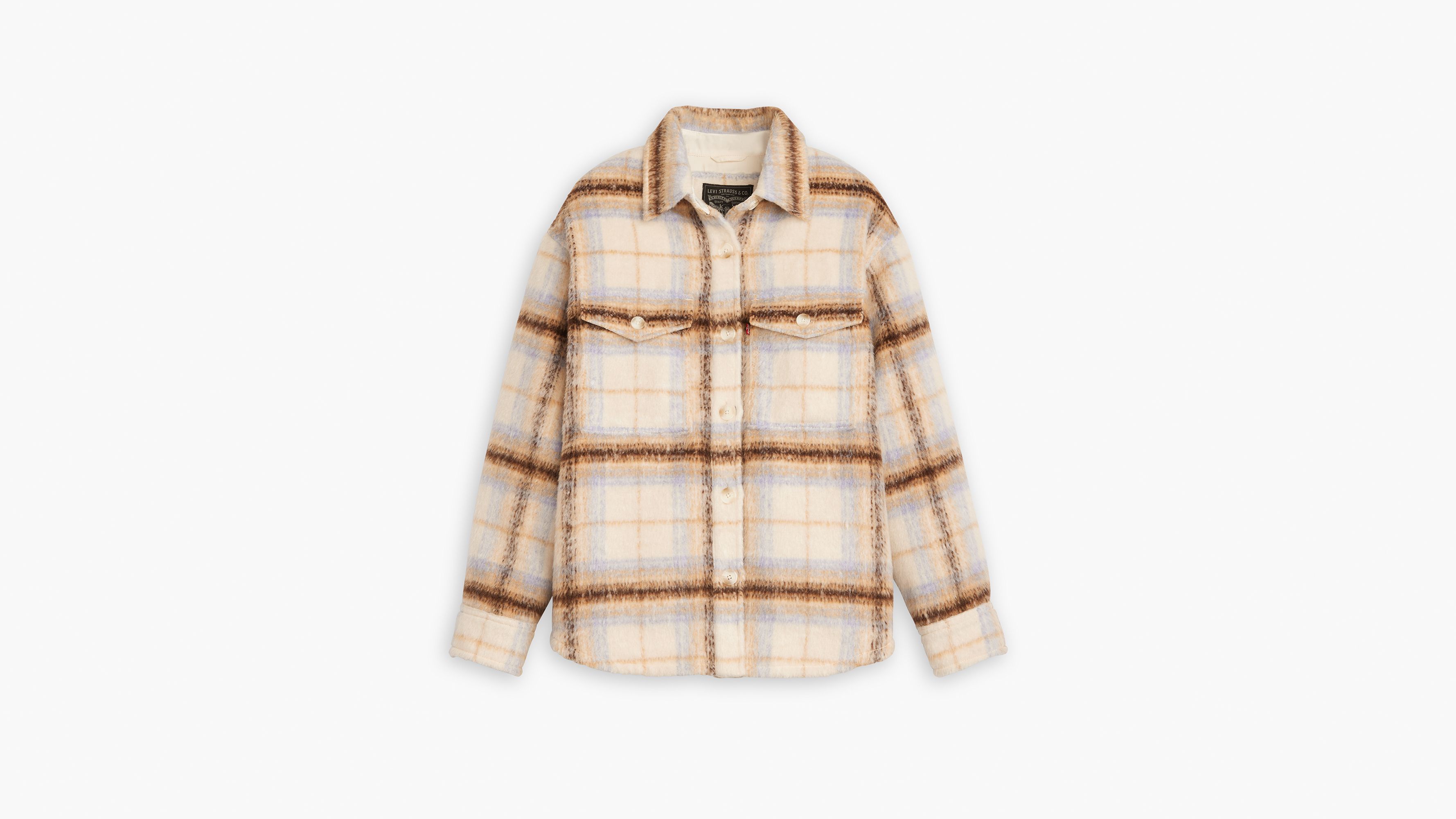 ジャケット GOOD AMERICAN Good Plaid Shacket Ld09 m32295269368_1.jpg