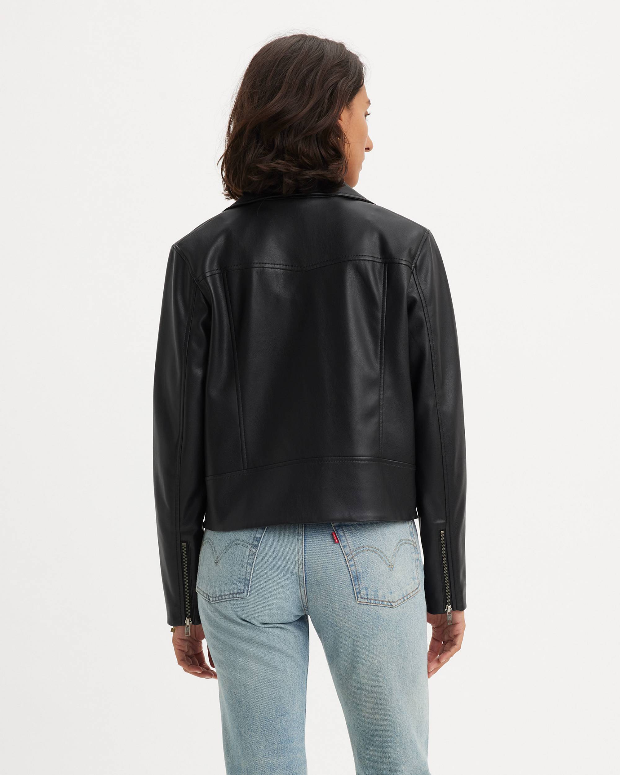 Lelou Shrunken Moto Jacket - Black | Levi's® US Lelou Shrunken Moto Jacket - Black | Levi's® US