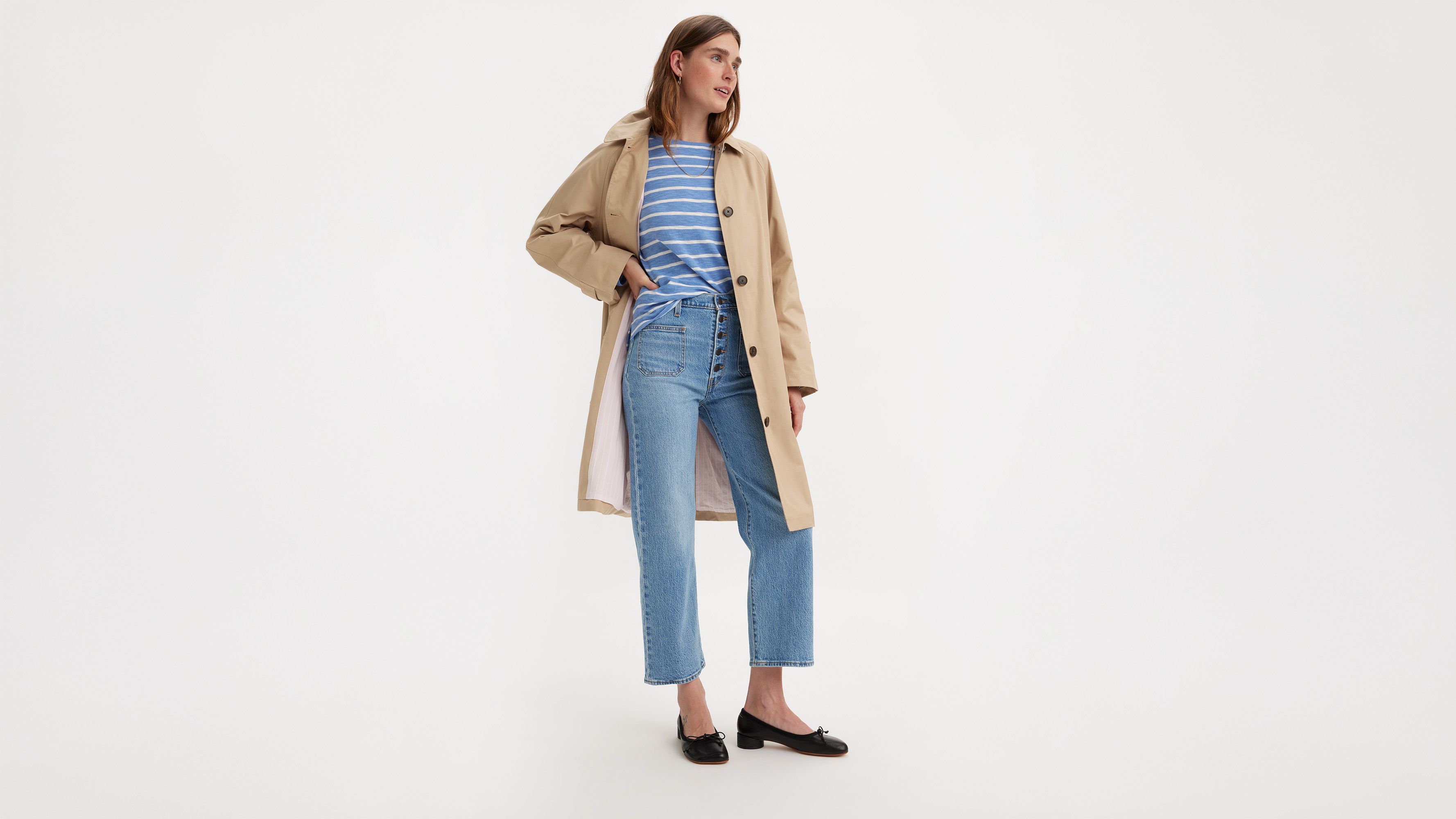 POSTELEGANT COTTON BOUCLE PULL OVER KNIT