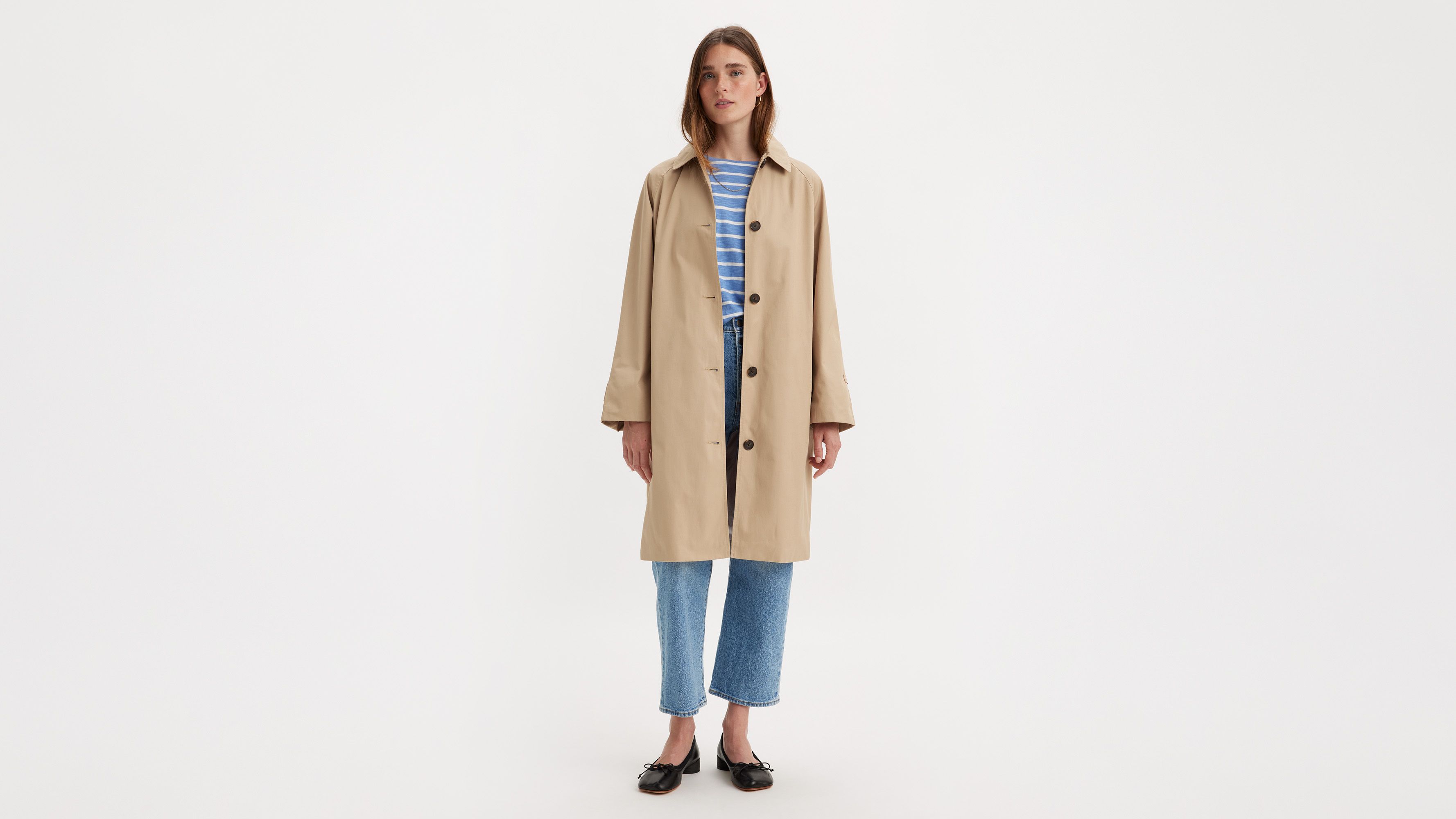 Klassischer Frankie Trench Coat 2
