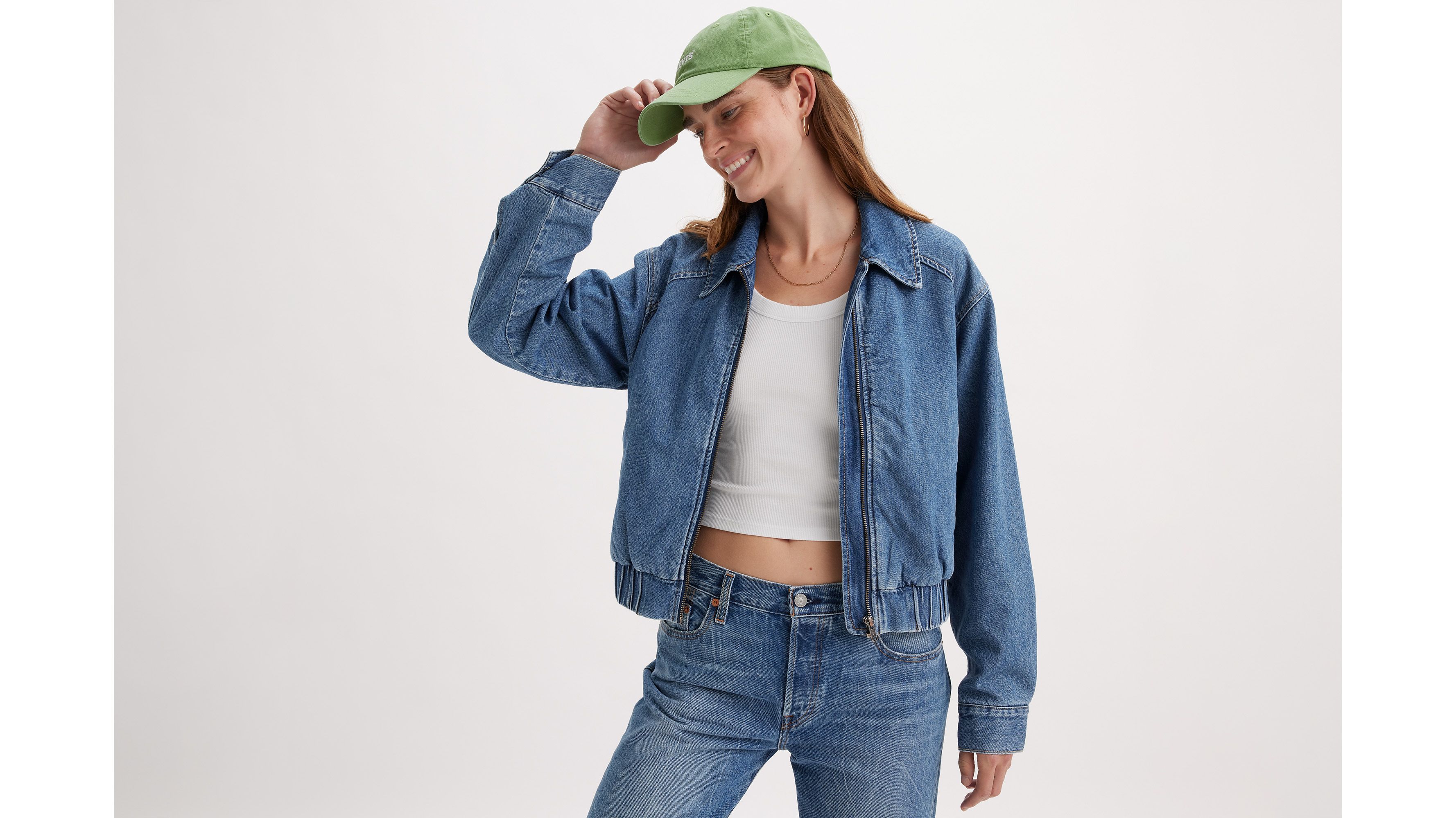 Ingrid Shrunken Jacket - Blue | Levi's® EE