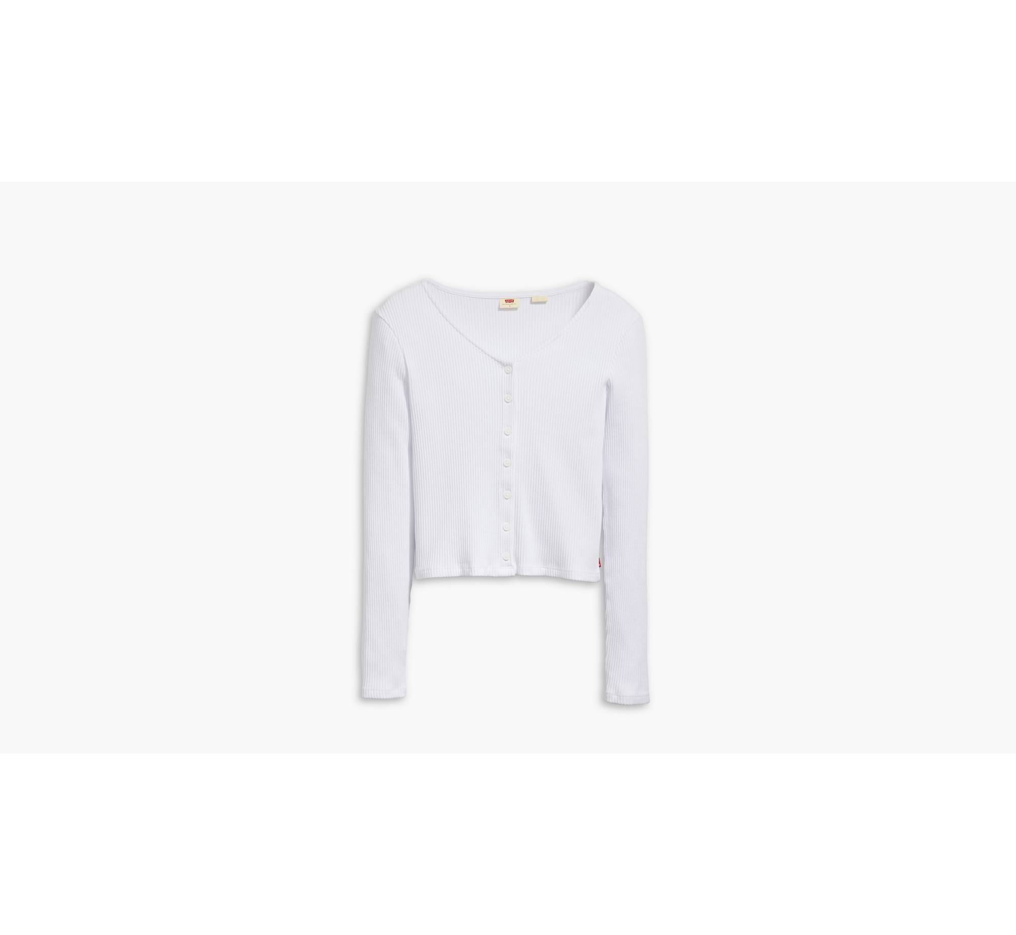 Monica Long Sleeve Top - White | Levi's® US