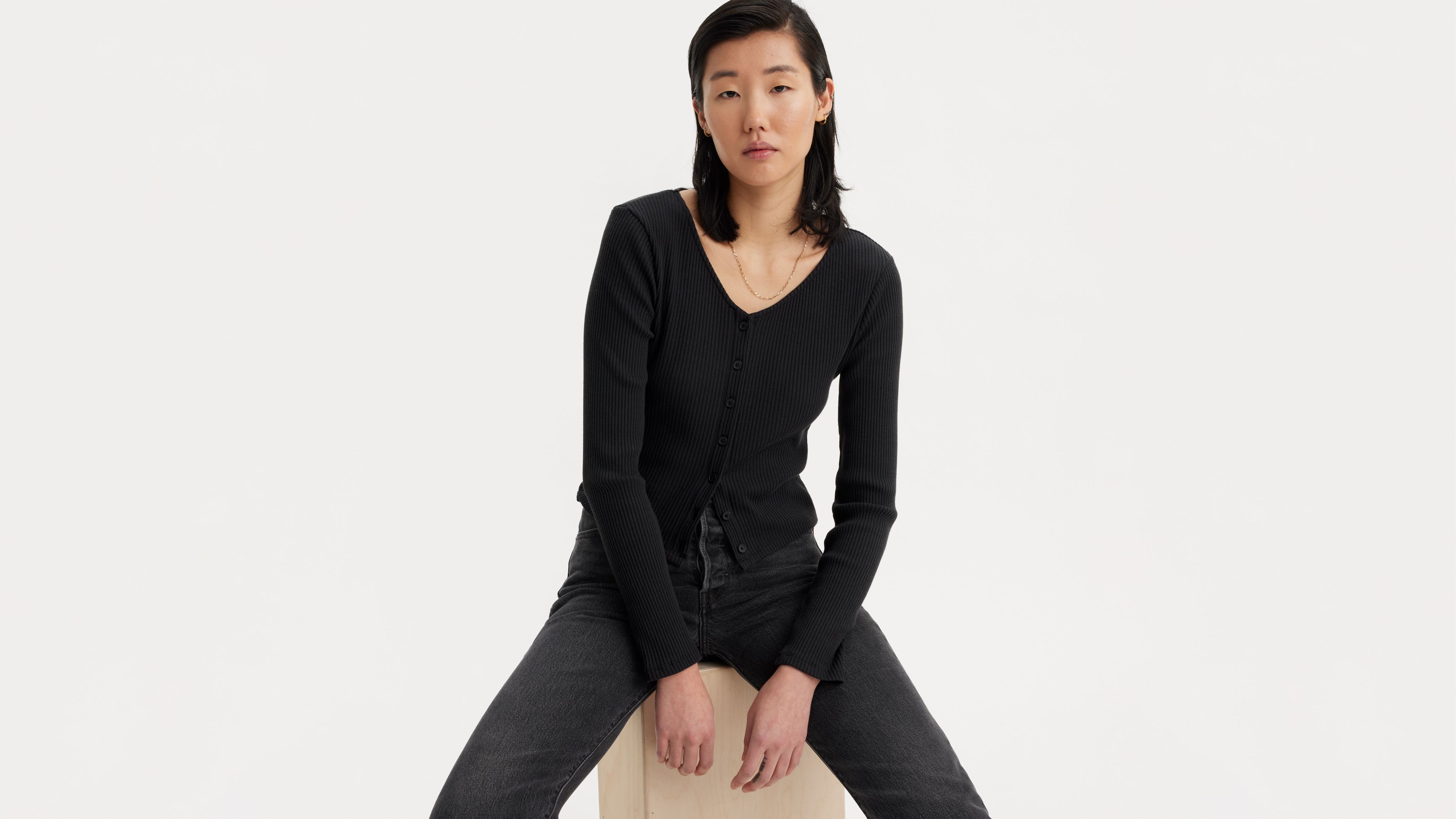 Monica Langarm-T-Shirt 1