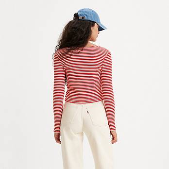Striped Monica Long Sleeve T-Shirt 3