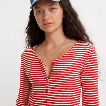 Striped Monica Long Sleeve T-Shirt 4