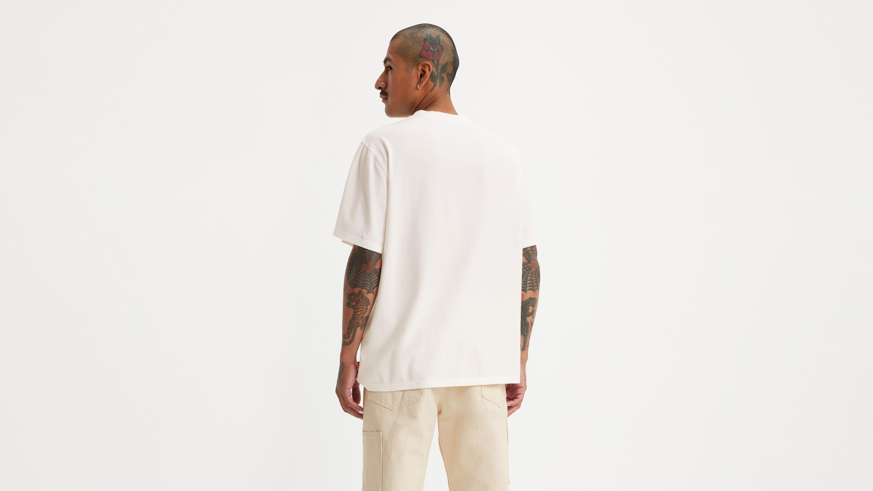 Tシャツ・カットソー COLN harbor stripe henley overfit short sleeve (3c) Short Sleeve Four Button Henley - Multi-color | Levi's® US
