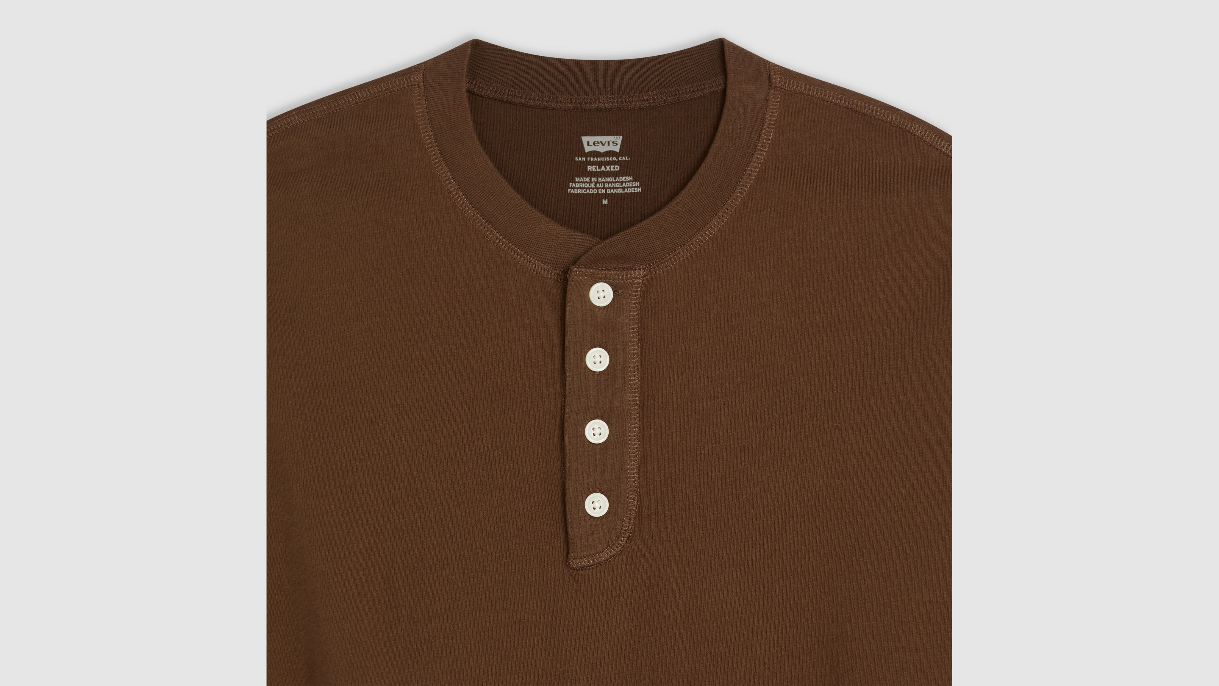 Short Sleeve Four Button Henley 7