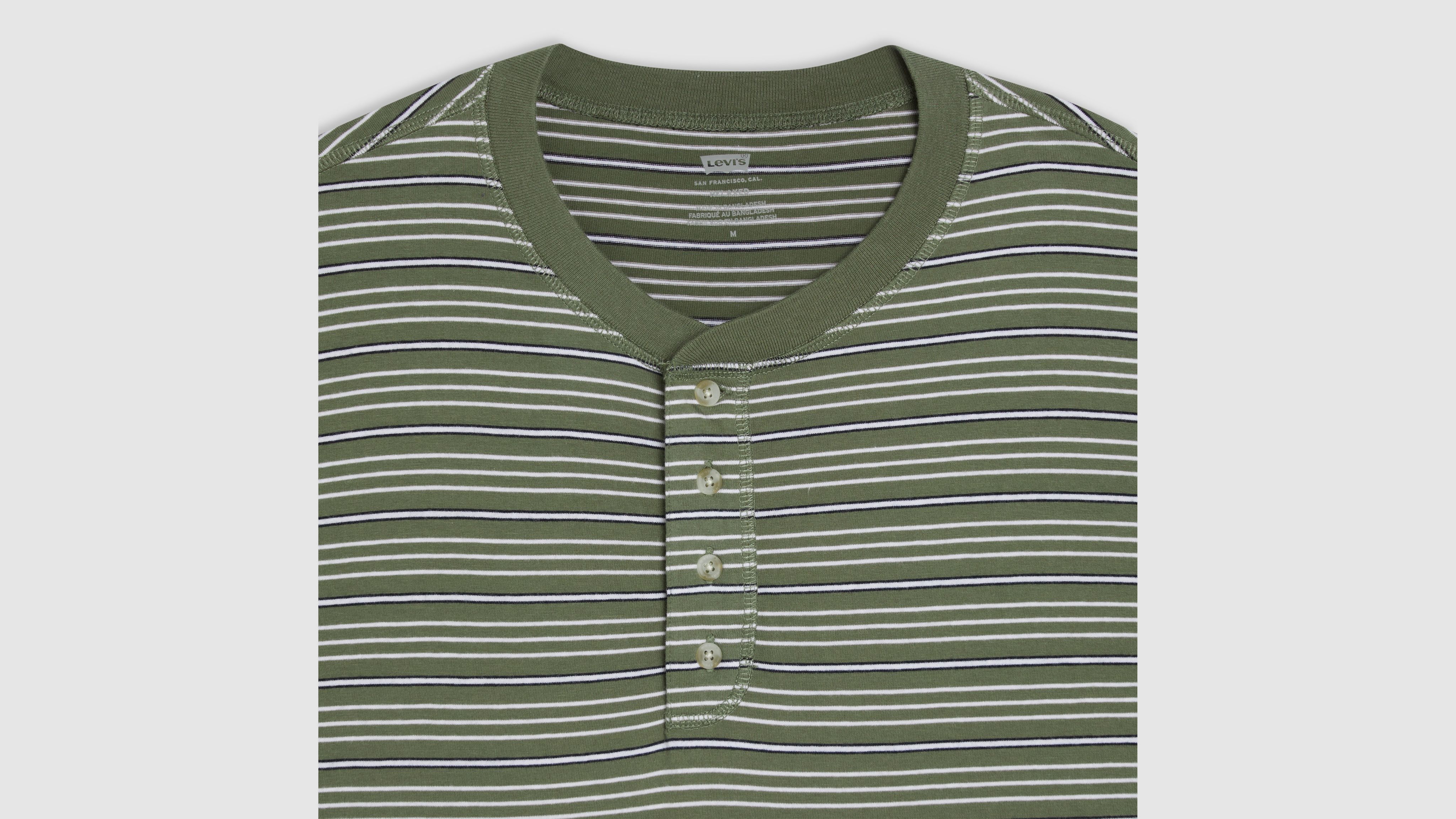 Short Sleeve Four Button Henley 7