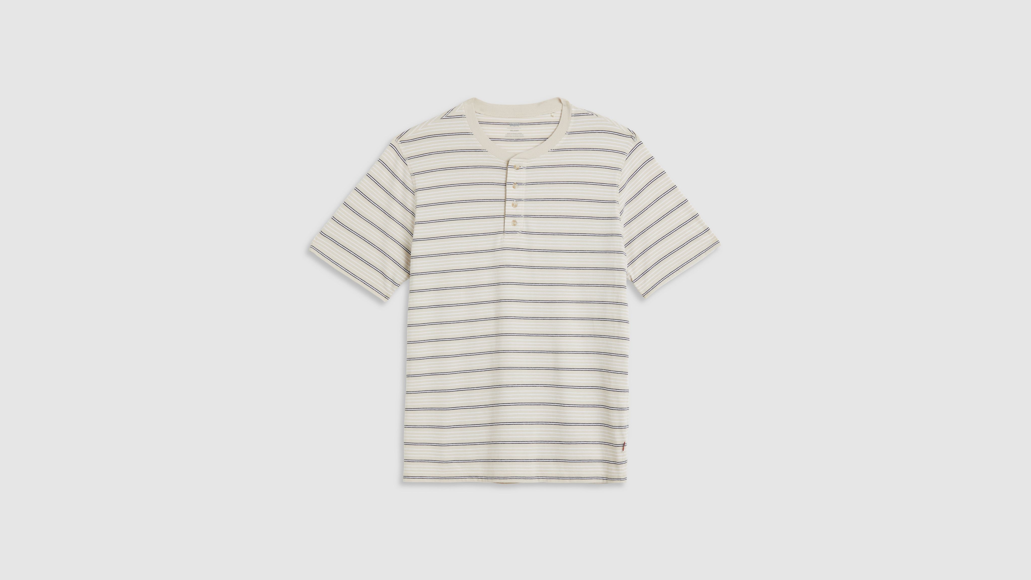 Short Sleeve Four Button Henley 5