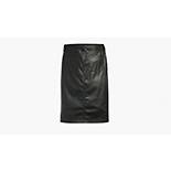Faux Leather Icon Pencil Skirt 7