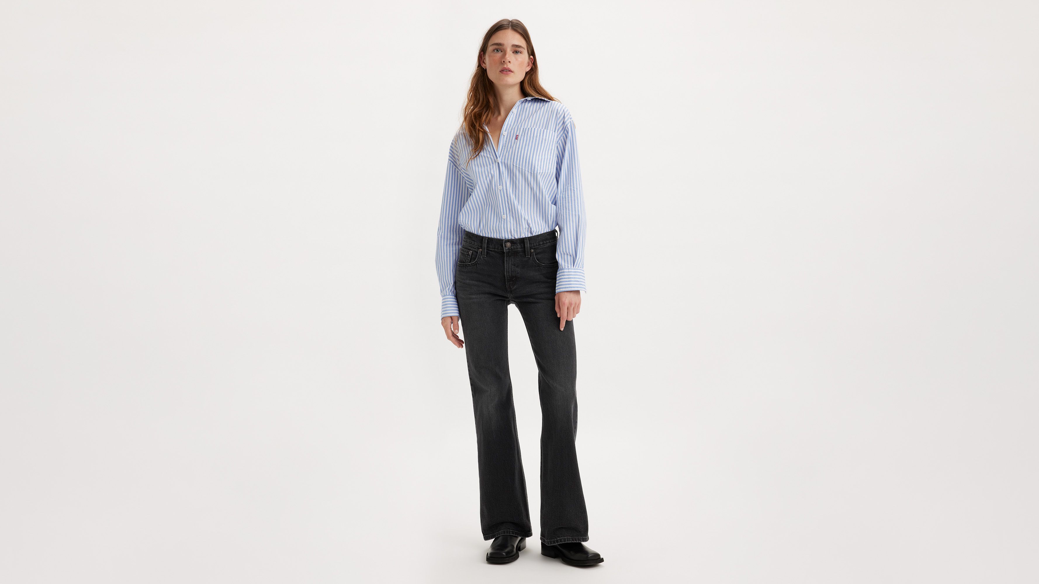 Levi's Middy Flare Women's Jeans 26x32 In On The Town