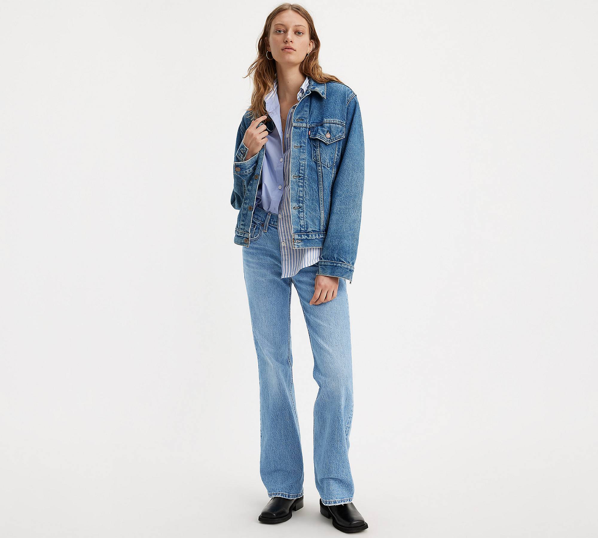 Middy Ankle Flare Women's Jeans - Medium Wash | Levi's® CA