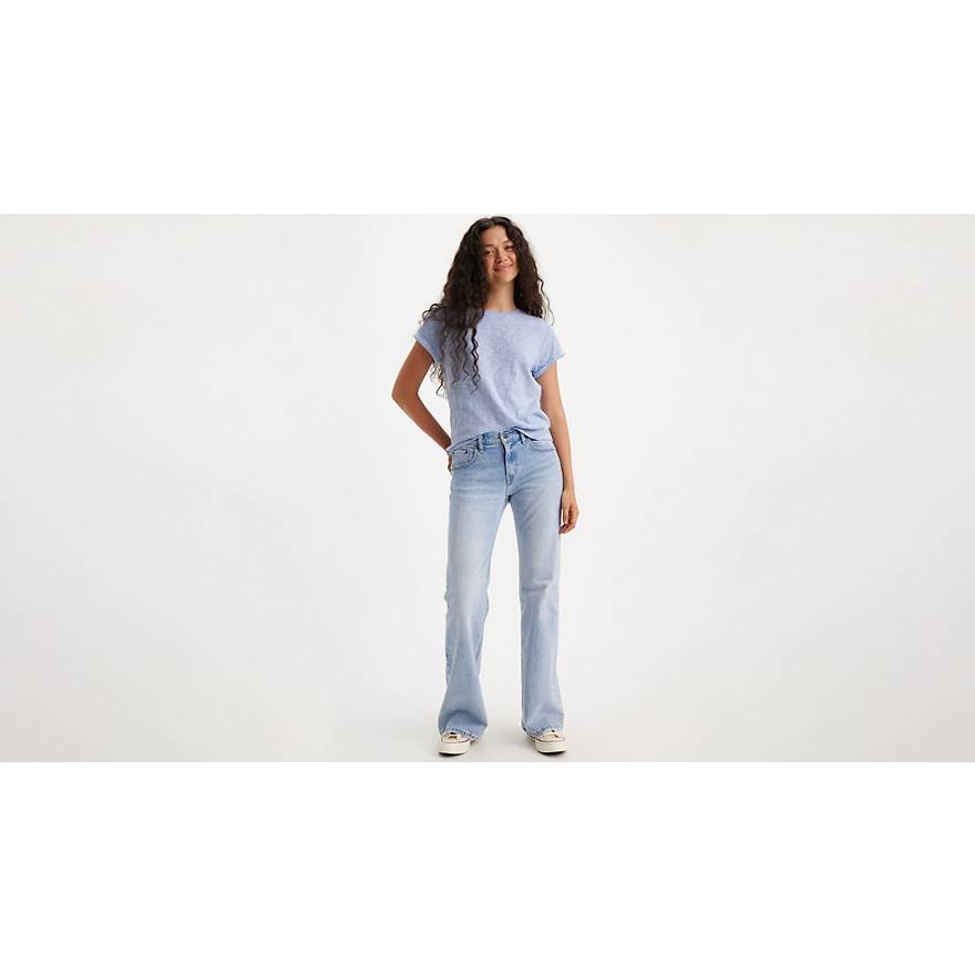 Middy Flare Women's Jeans - Light Wash | Levi's® US