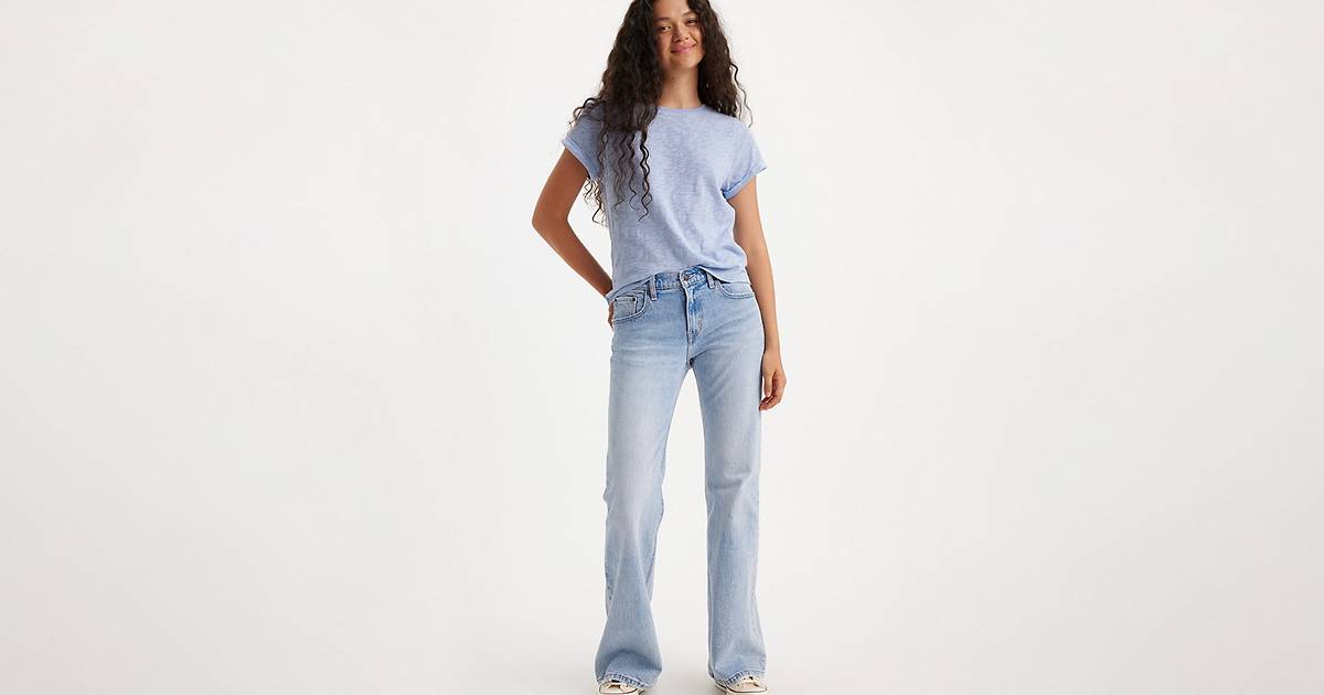 Middy Ankle Flare Women's Jeans - Light Wash | Levi's® CA