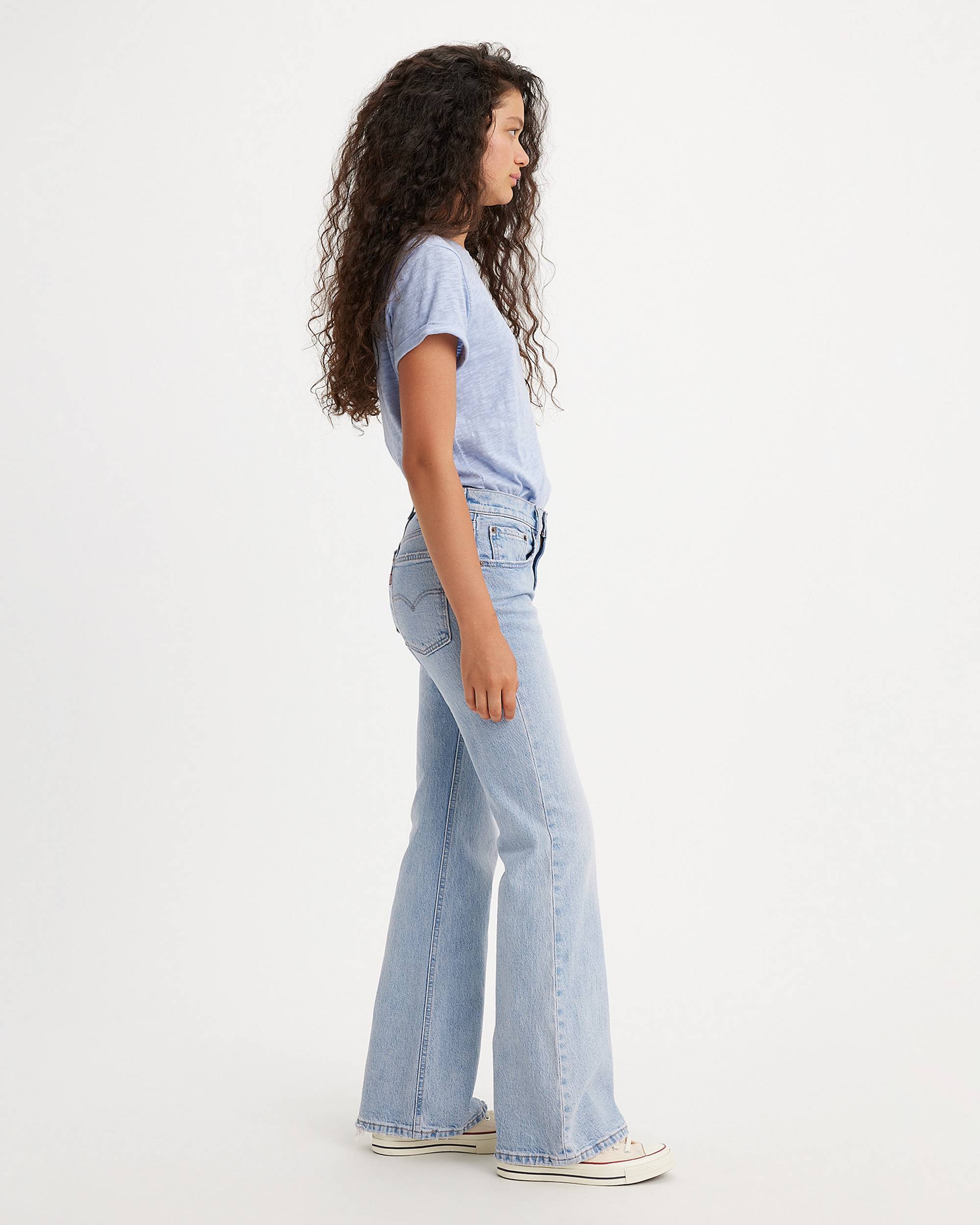 Middy Flare Women's Jeans - Light Wash | Levi's® CA Middy Flare Women's Jeans - Light Wash | Levi's® CA