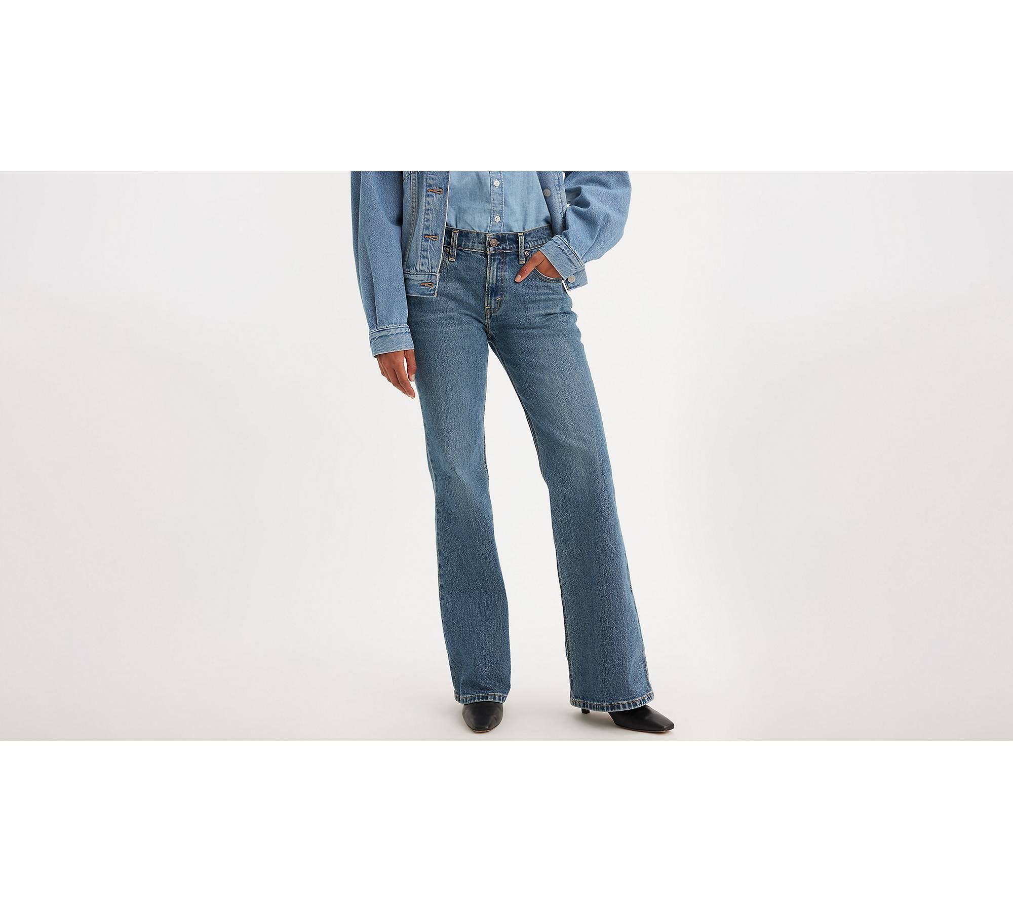Middy Ankle Flare Women's Jeans - Dark Wash | Levi's® US