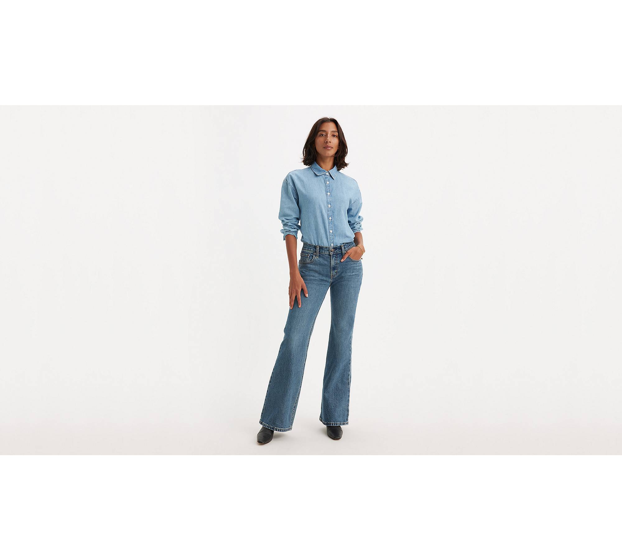 Middy Ankle Flare Women's Jeans - Dark Wash | Levi's® US