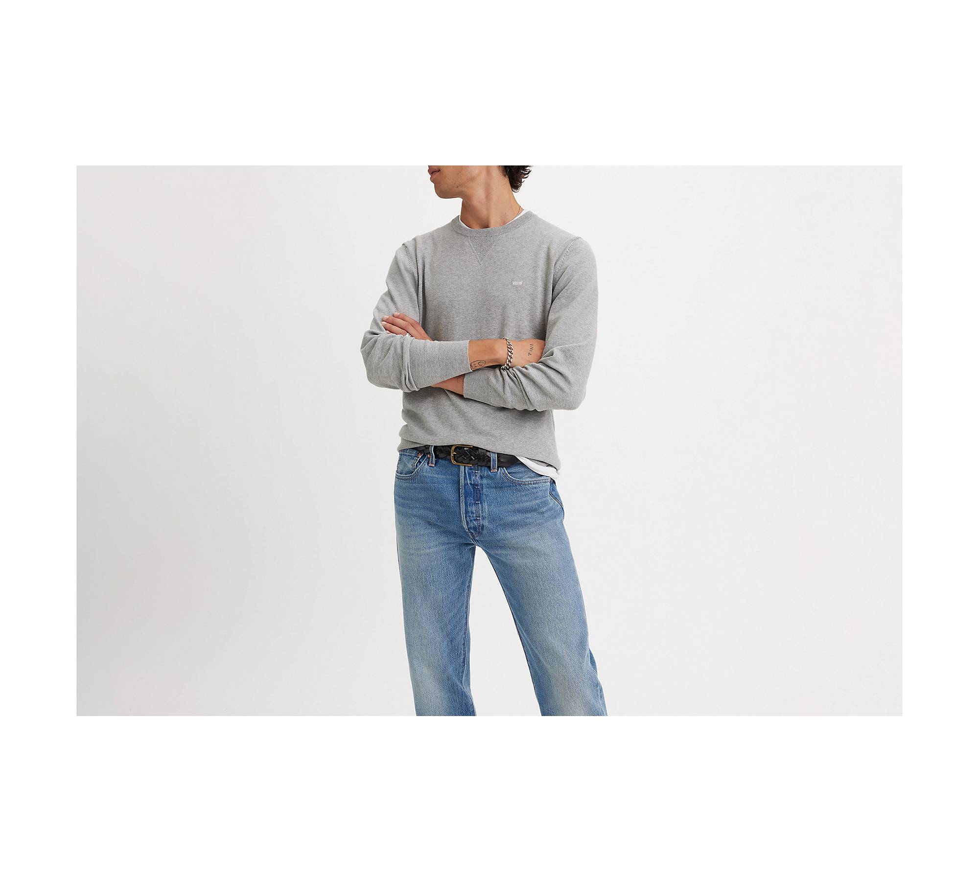 Lightweight Housemark Sweater - Grey | Levi's® FR