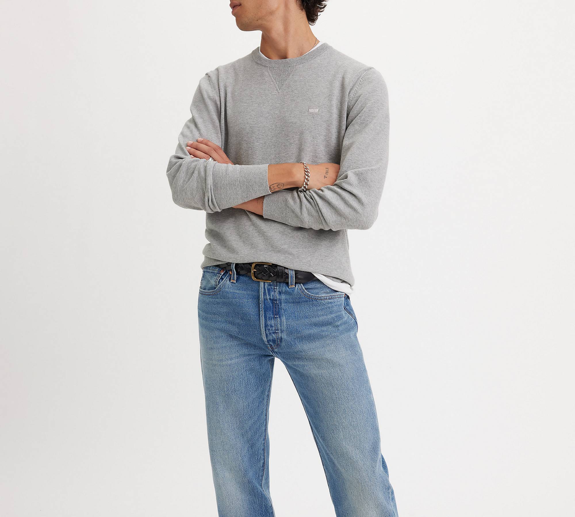 Lightweight Housemark Sweater - Grey | Levi's® FR