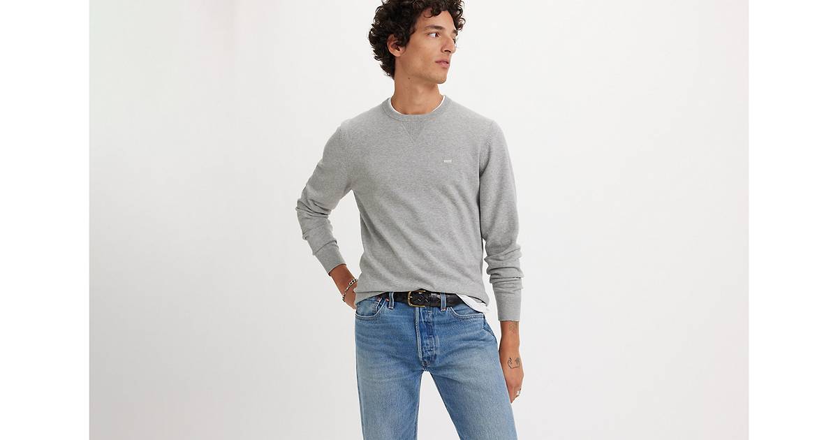 Lightweight Housemark Sweater - Grey | Levi's® GB
