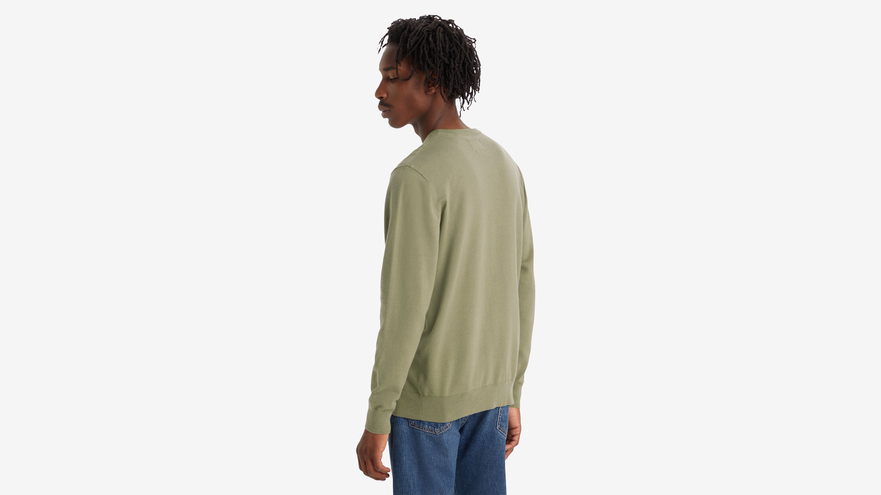 Lightweight Housemark Logo Sweater - Green | Levi's® US