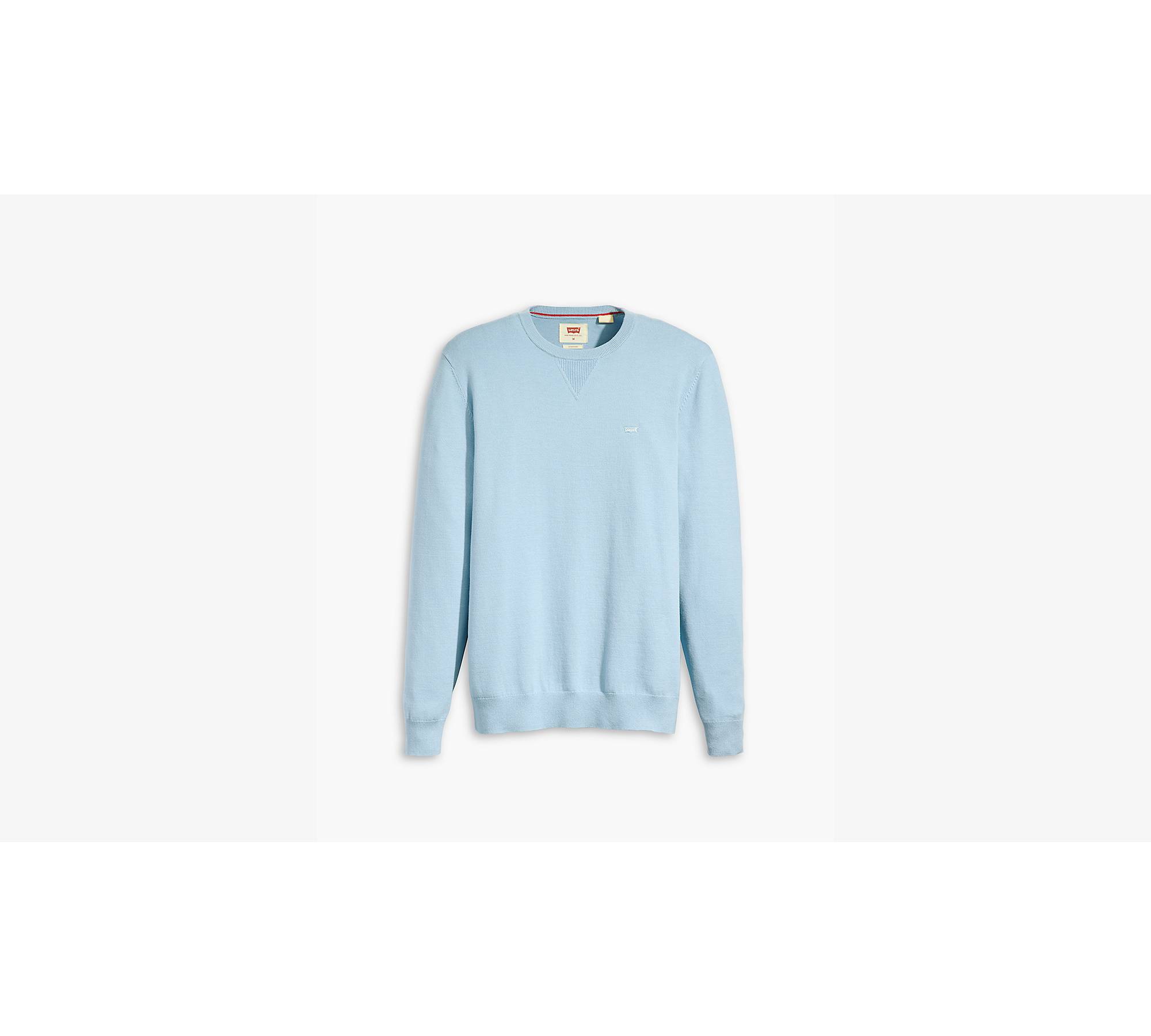 Lightweight Housemark Logo Sweater - Blue | Levi's® US