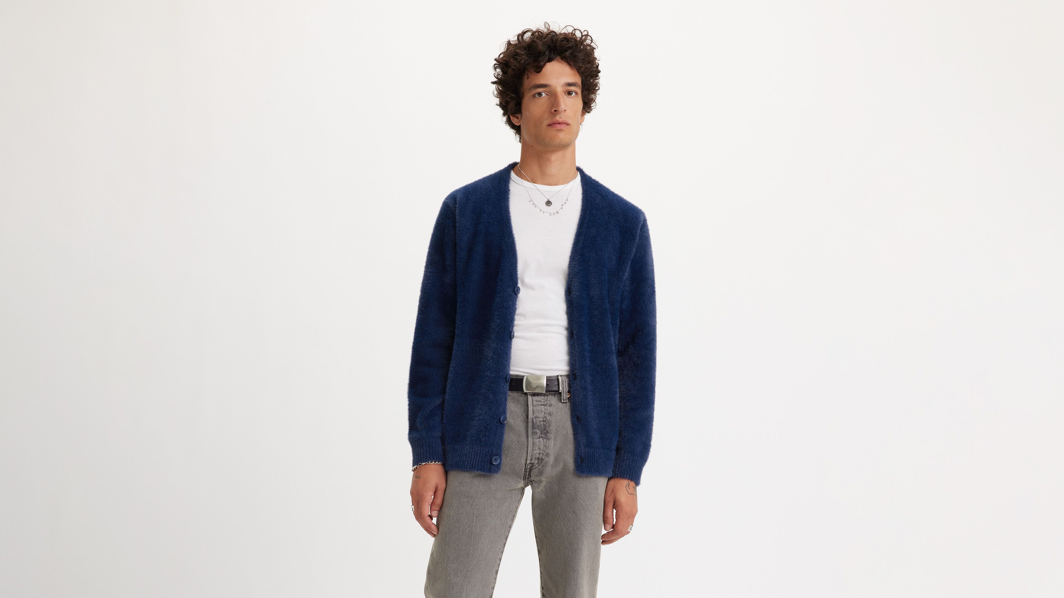 Levi's cardigan outlet mens