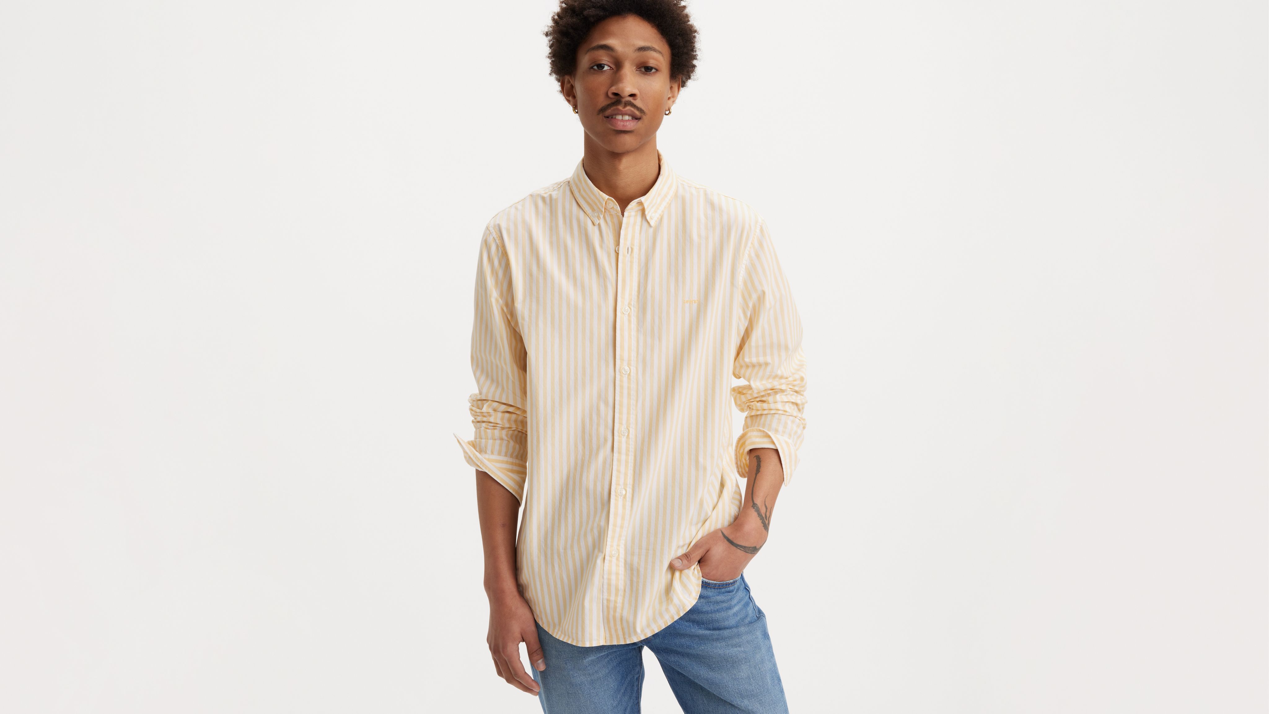 Authentic Button-down Shirt - Beige