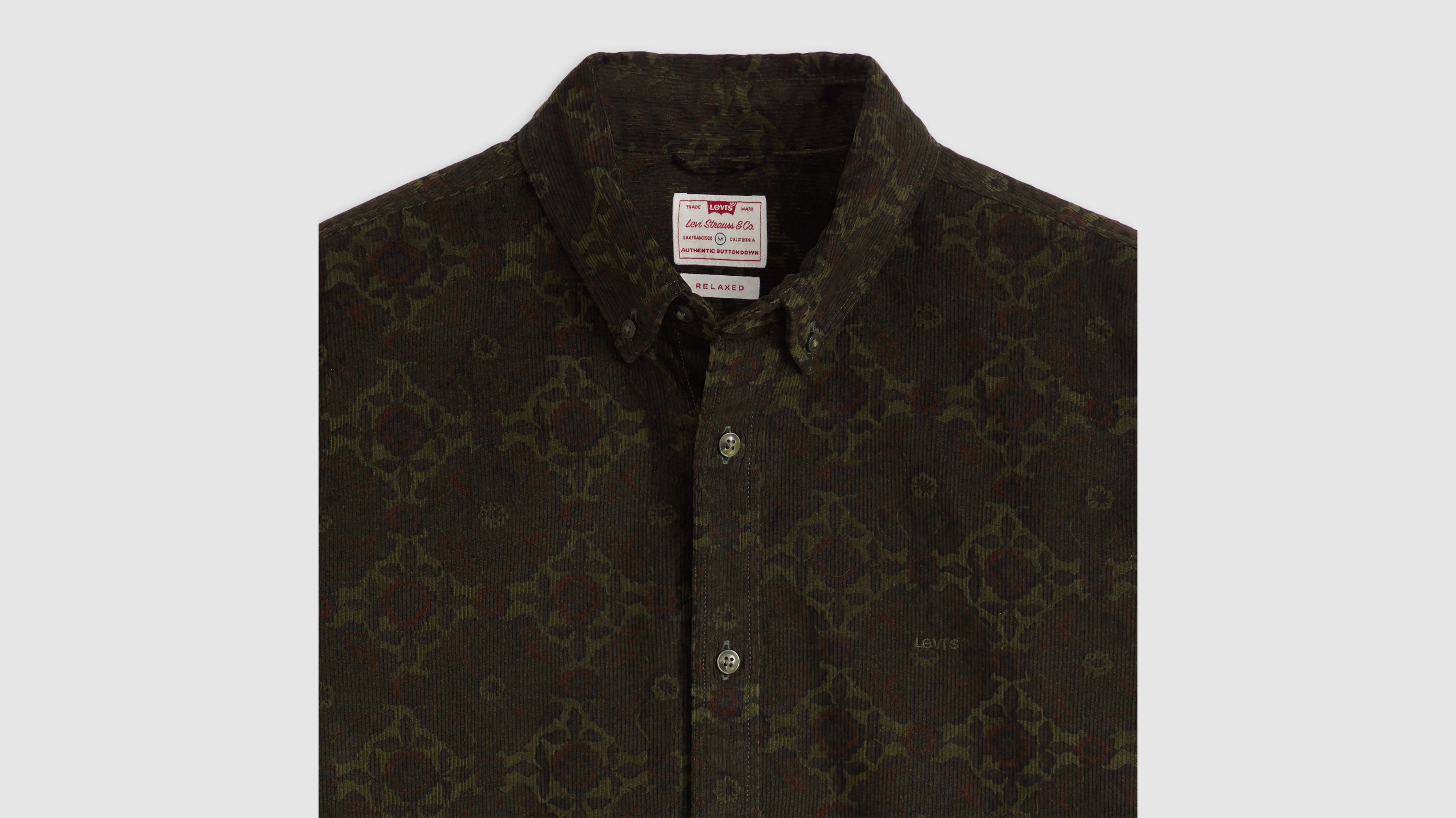 Authentic Button-Down Corduroy Shirt 6