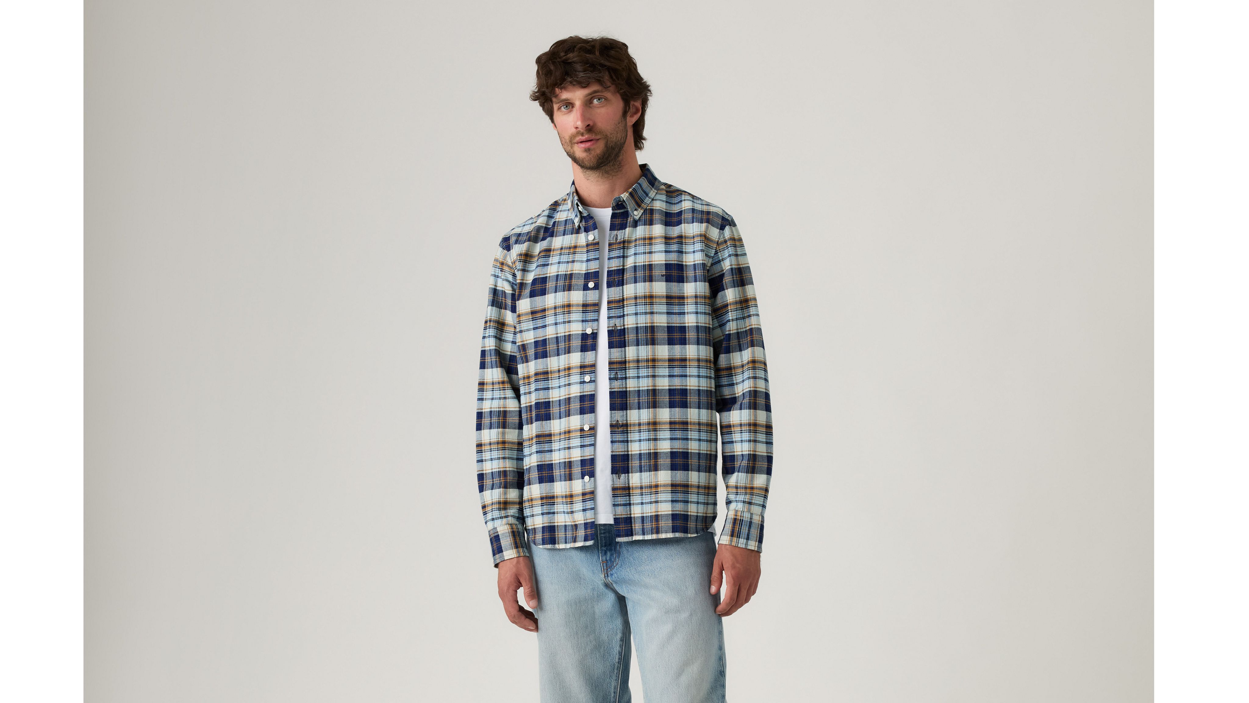 Levi's Authentic Button-down Shirt In Brown