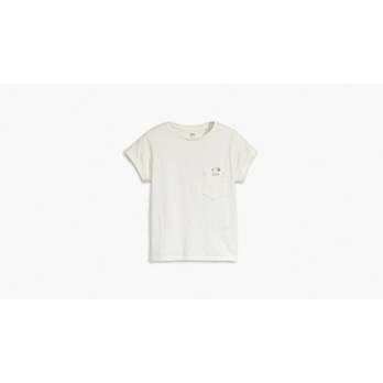 Margot-T-shirt med ficka och tryck 5