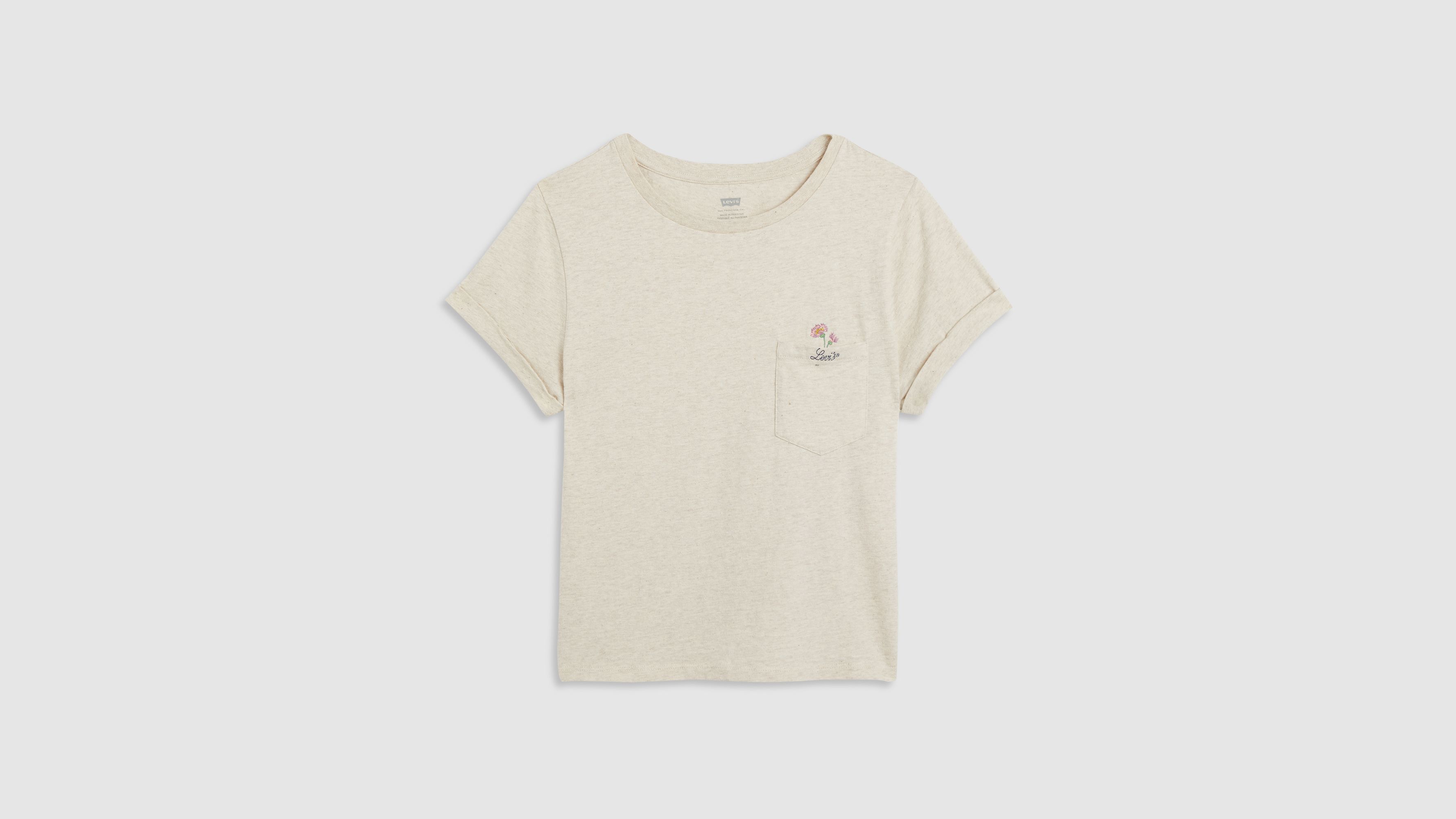 Levi's Graphic Margot T-shirt In Delicate Embroidery