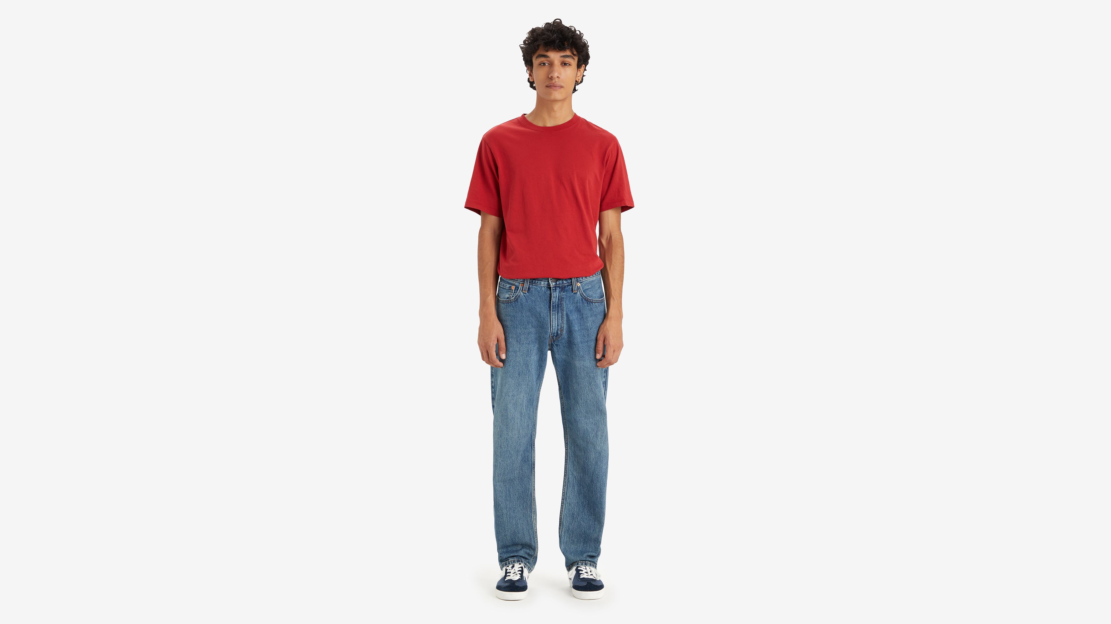 555™ '96 Relaxed Straight Jeans - Blue | Levi's® GB