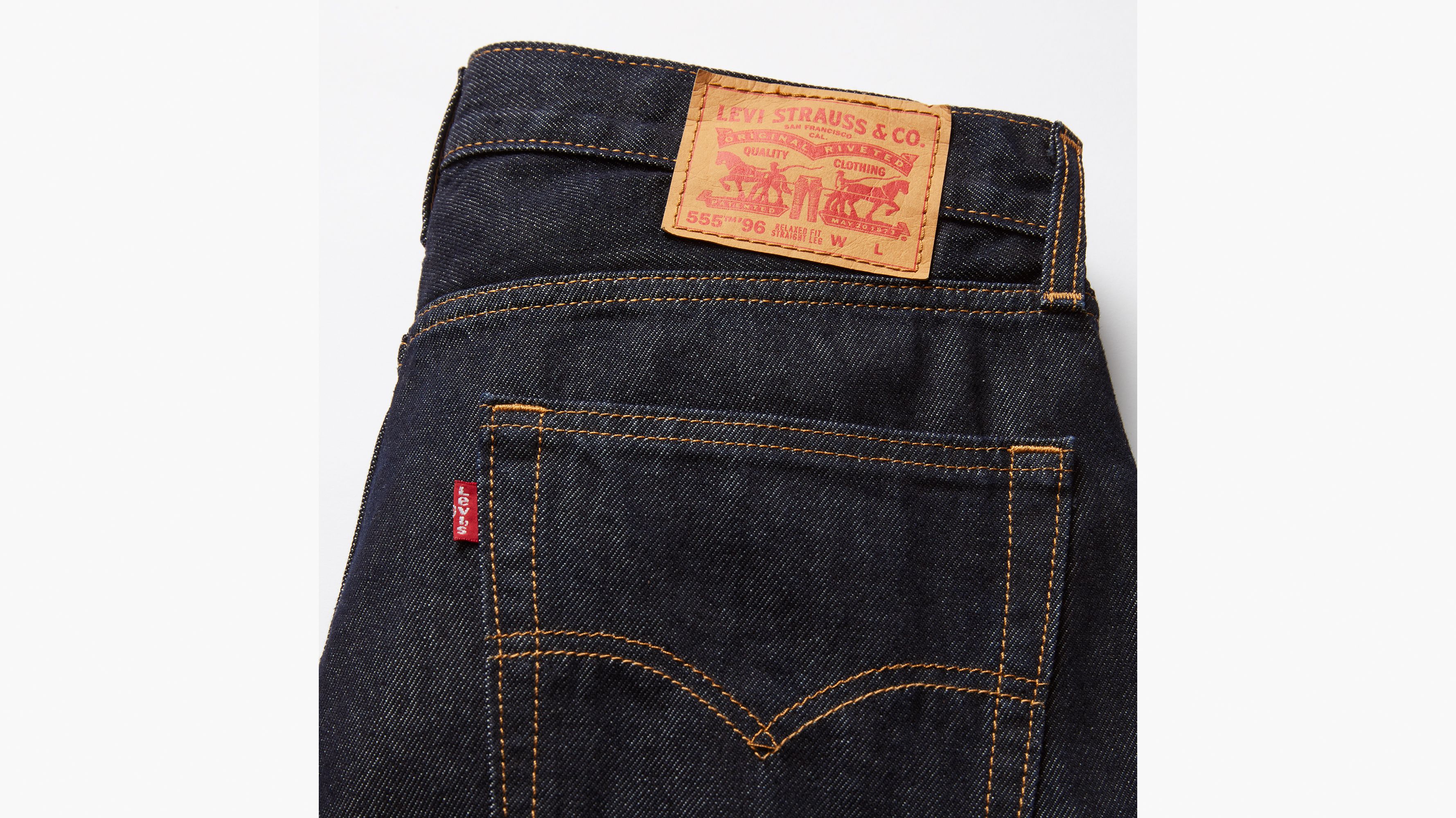 555™ Relaxed Straight Men's Jeans - Dark Wash | Levi's® US