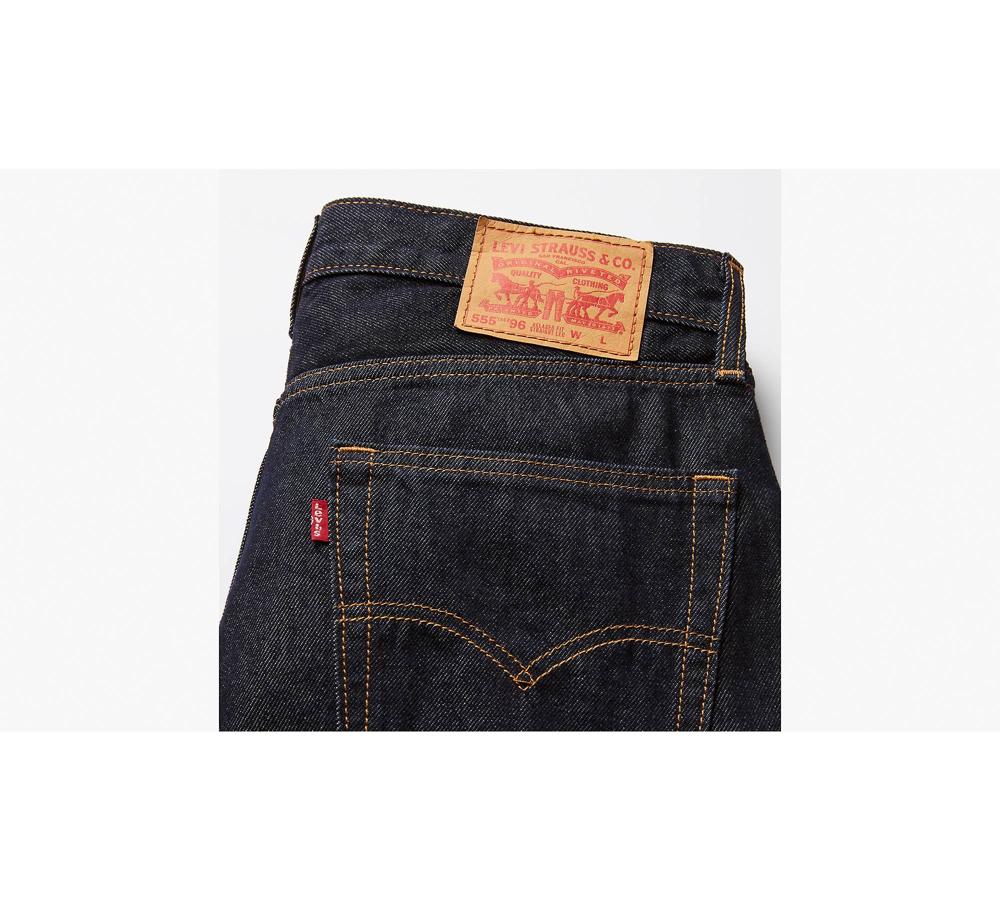 555™ Relaxed Straight Men's Jeans - Dark Wash | Levi's® US