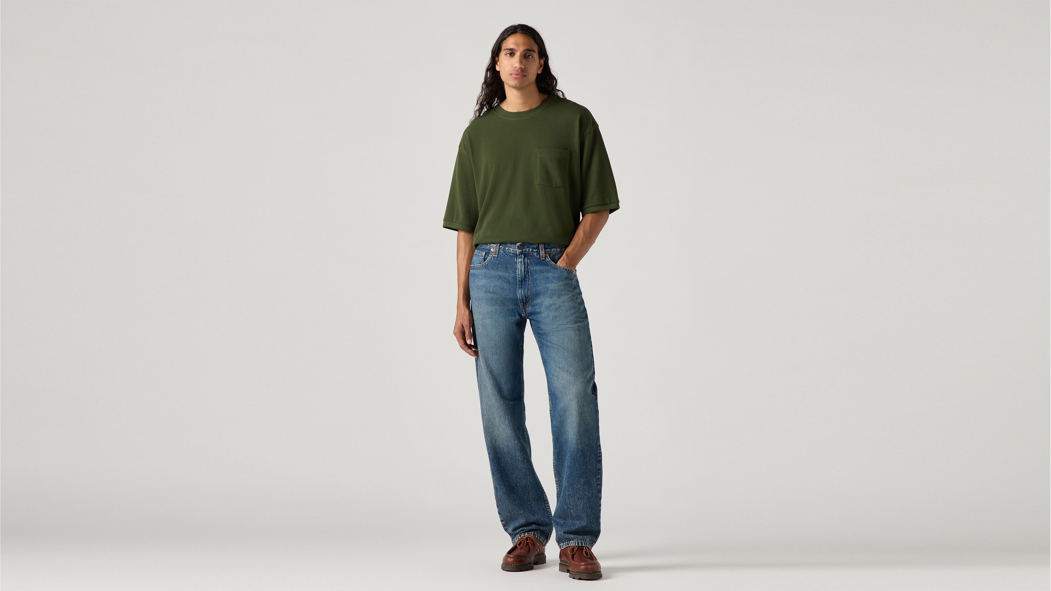 555™ Relaxed Straight Jeans 1