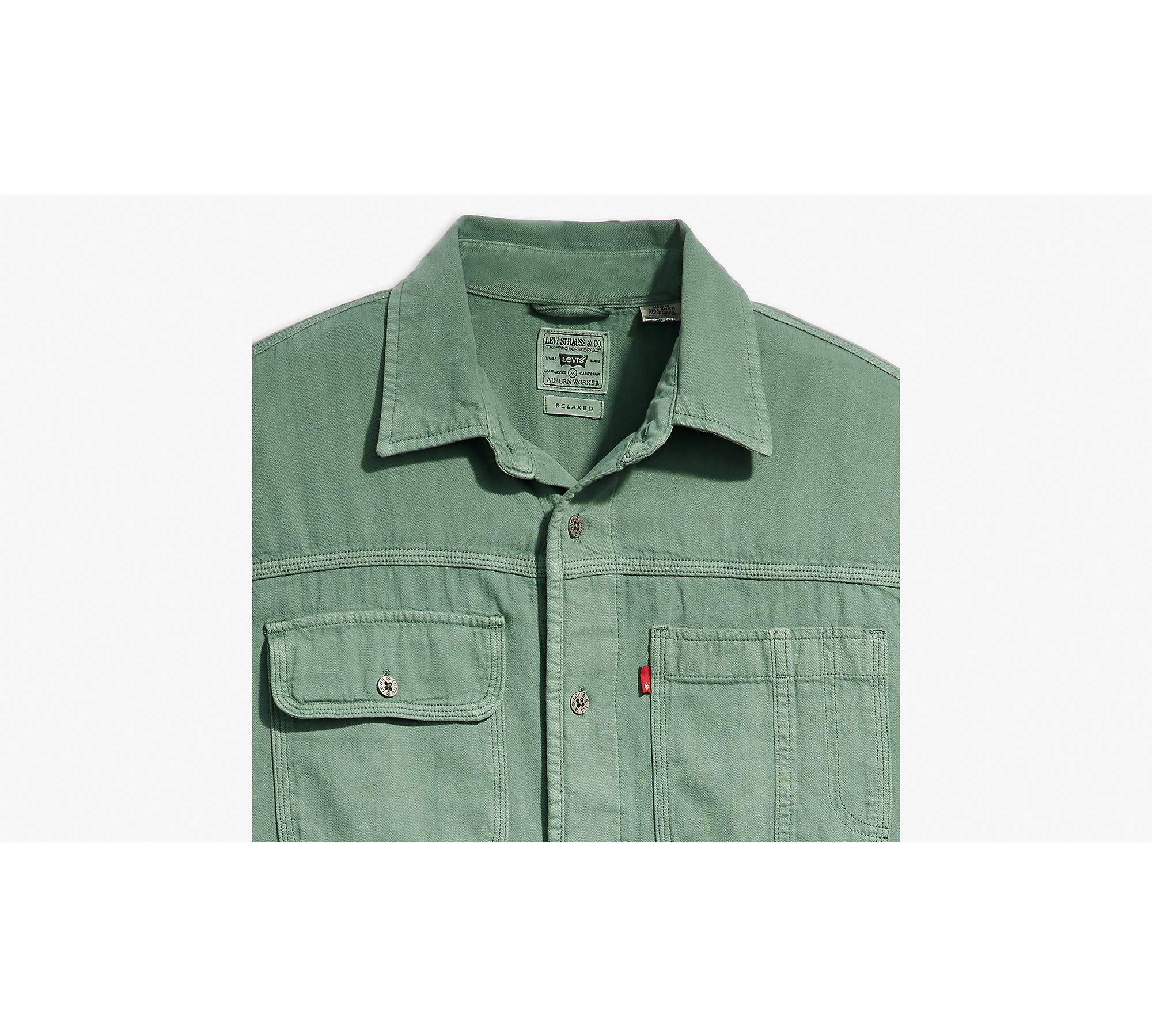 Long Sleeve Auburn Worker Shirt - Green | Levi's® GB