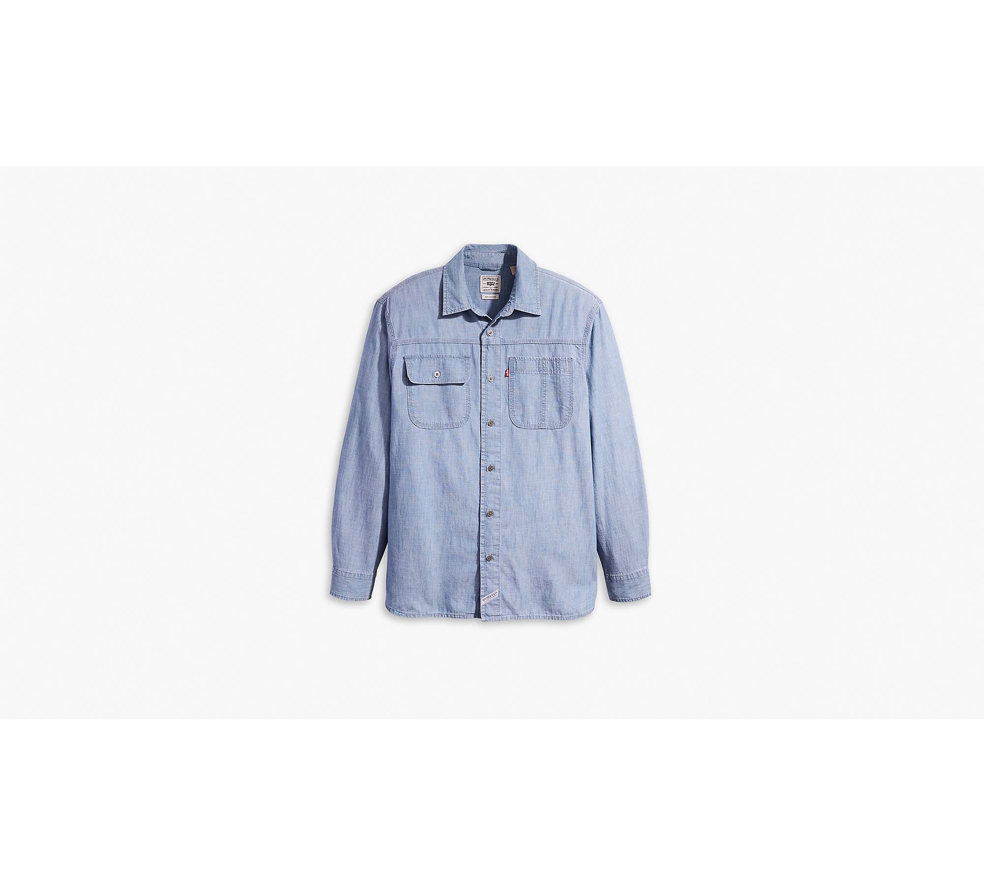 Long Sleeve Auburn Worker Shirt - Blue | Levi's® BE