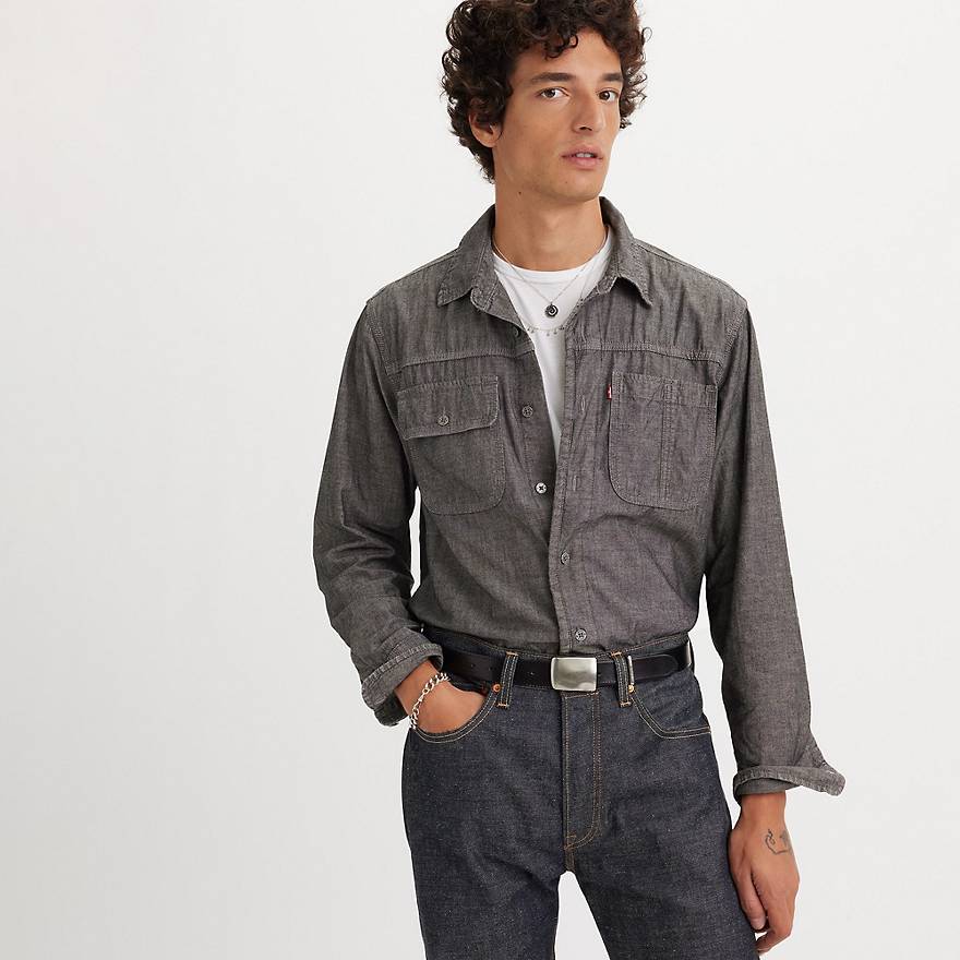 Long Sleeve Auburn Worker Shirt 1