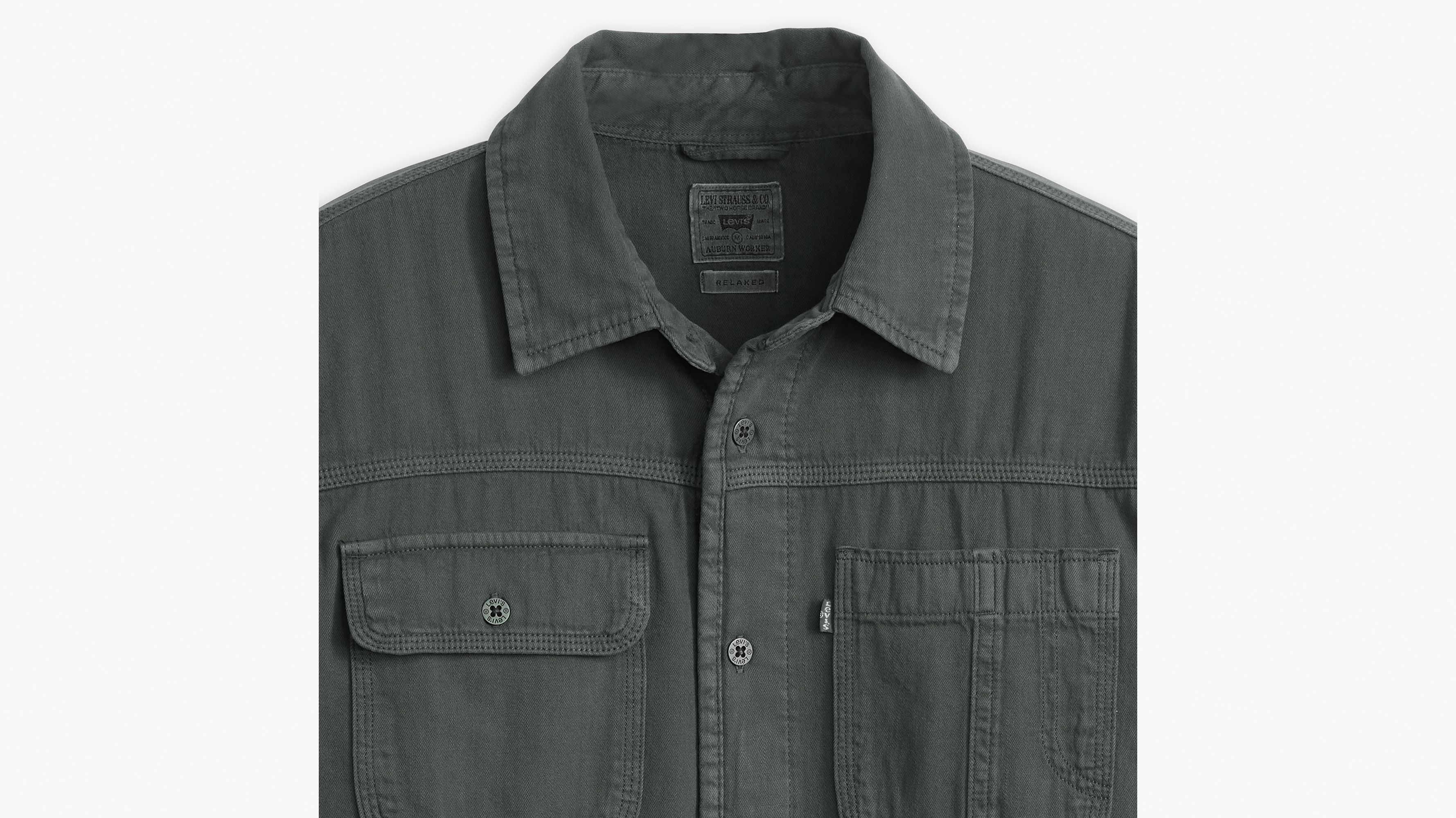 Long Sleeve Auburn Worker Shirt 6