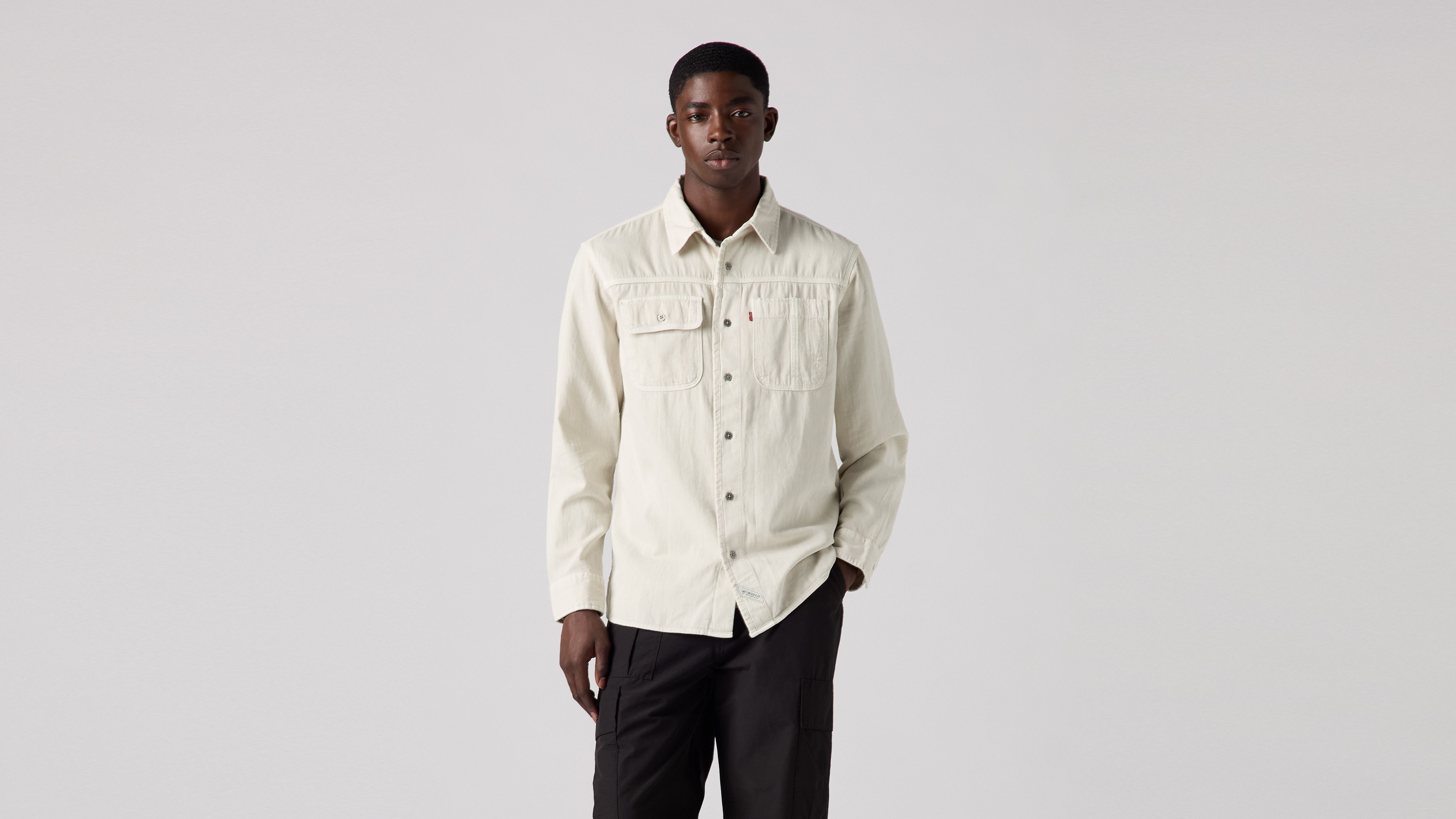 Long Sleeve Auburn Worker Shirt - Grey | Levi's® US